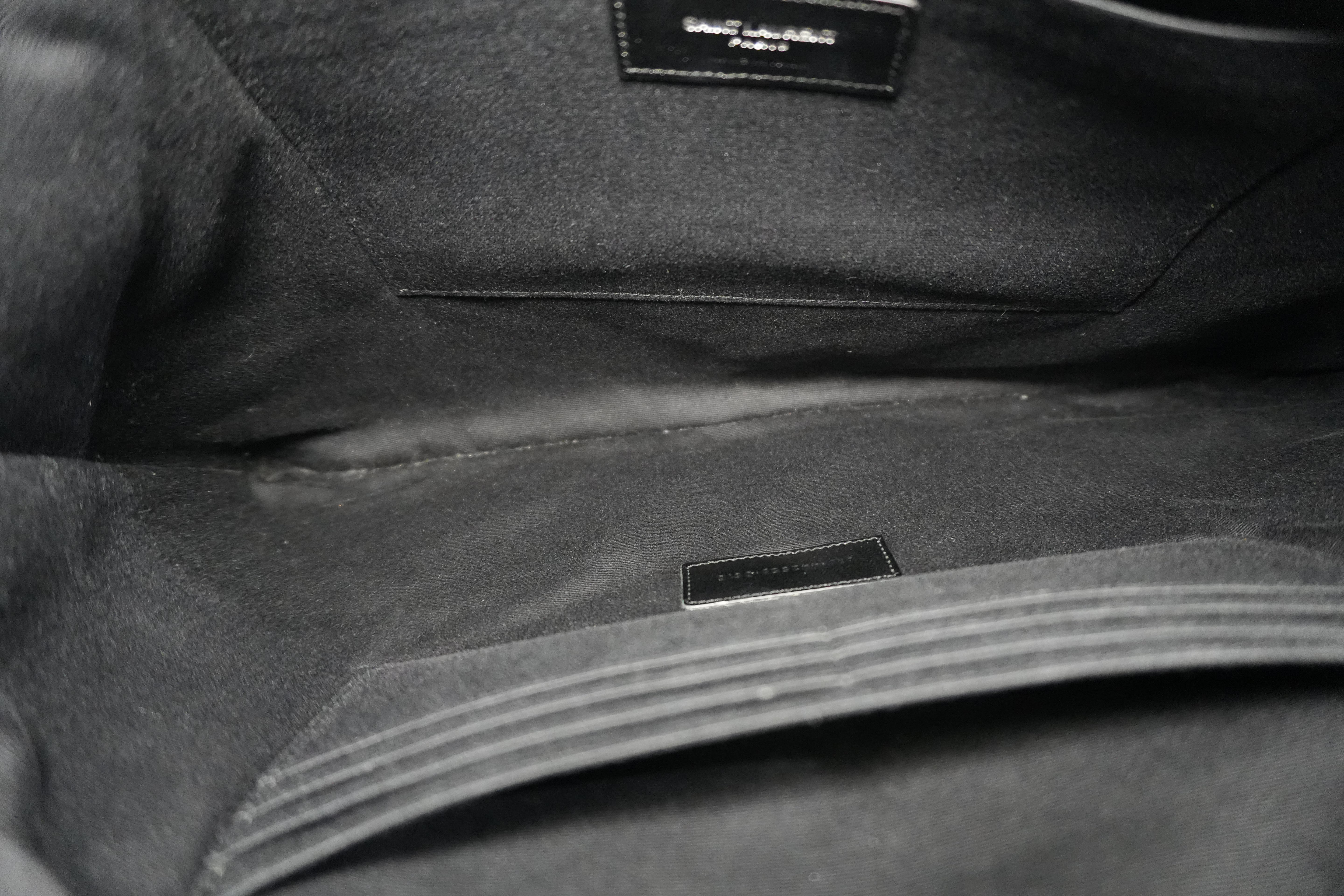 Pre-owned Saint Laurent Clutch Bag Black