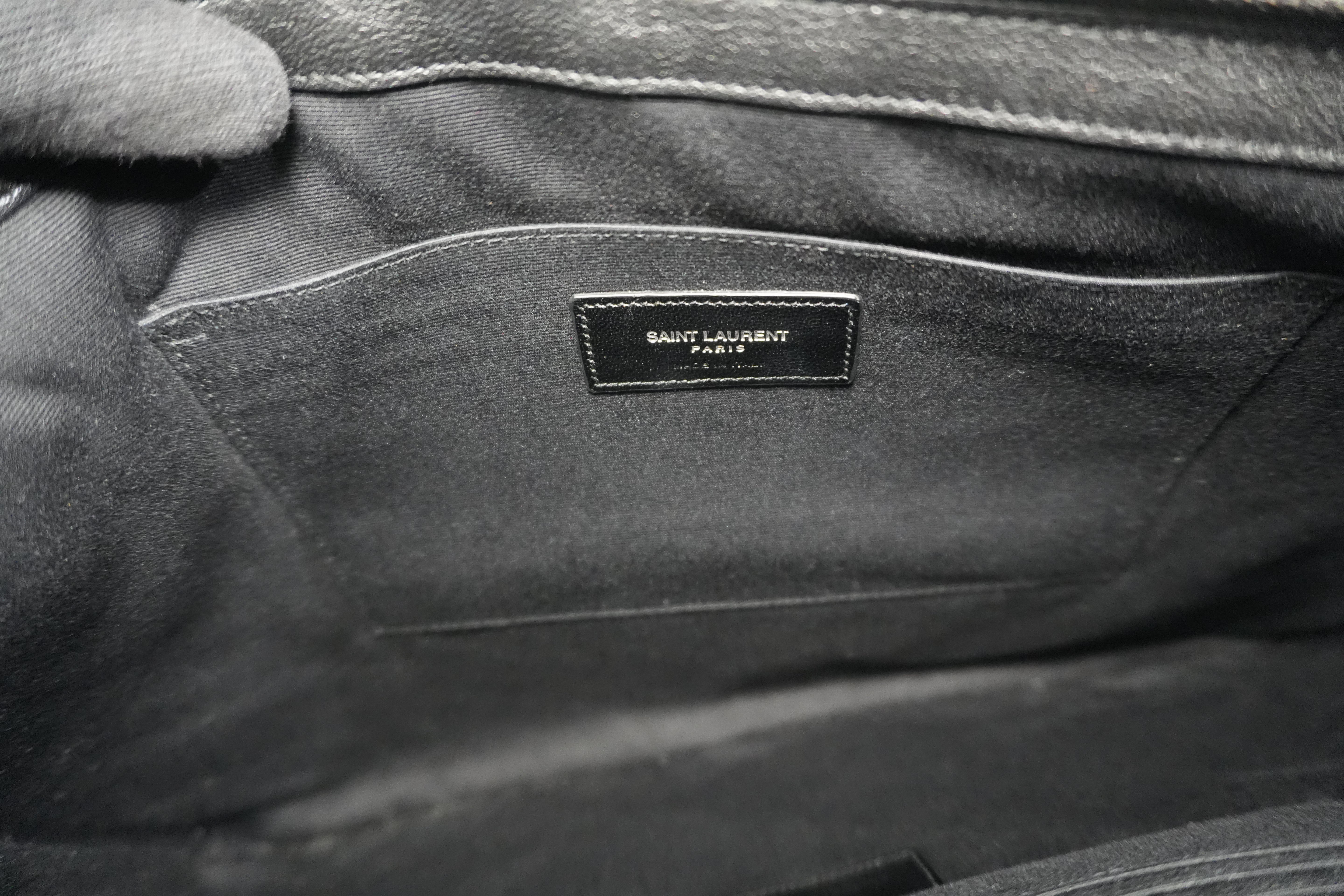 Pre-owned Saint Laurent Clutch Bag Black