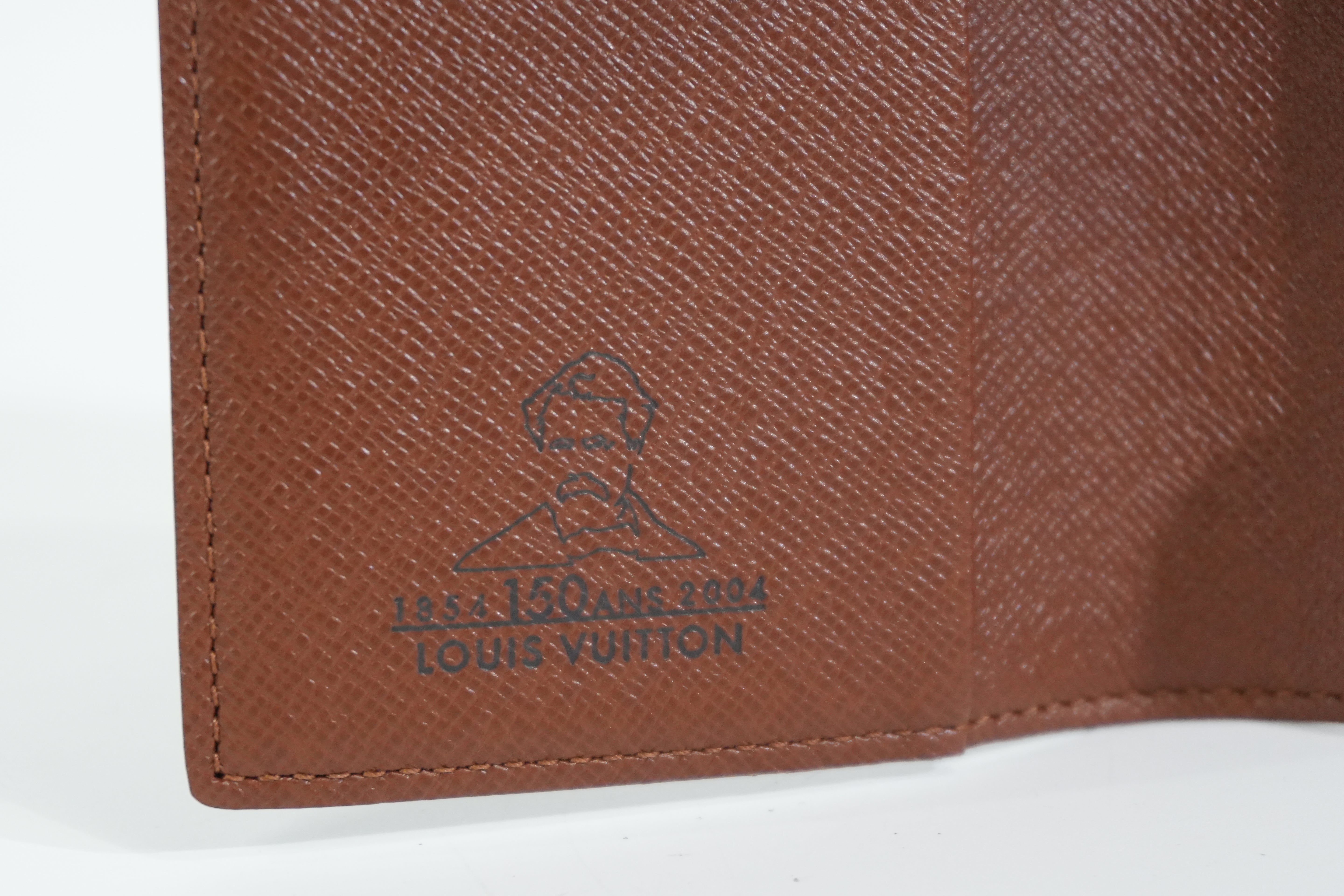 Pre-owned Louis Vuitton Monogram Agenda Card Case