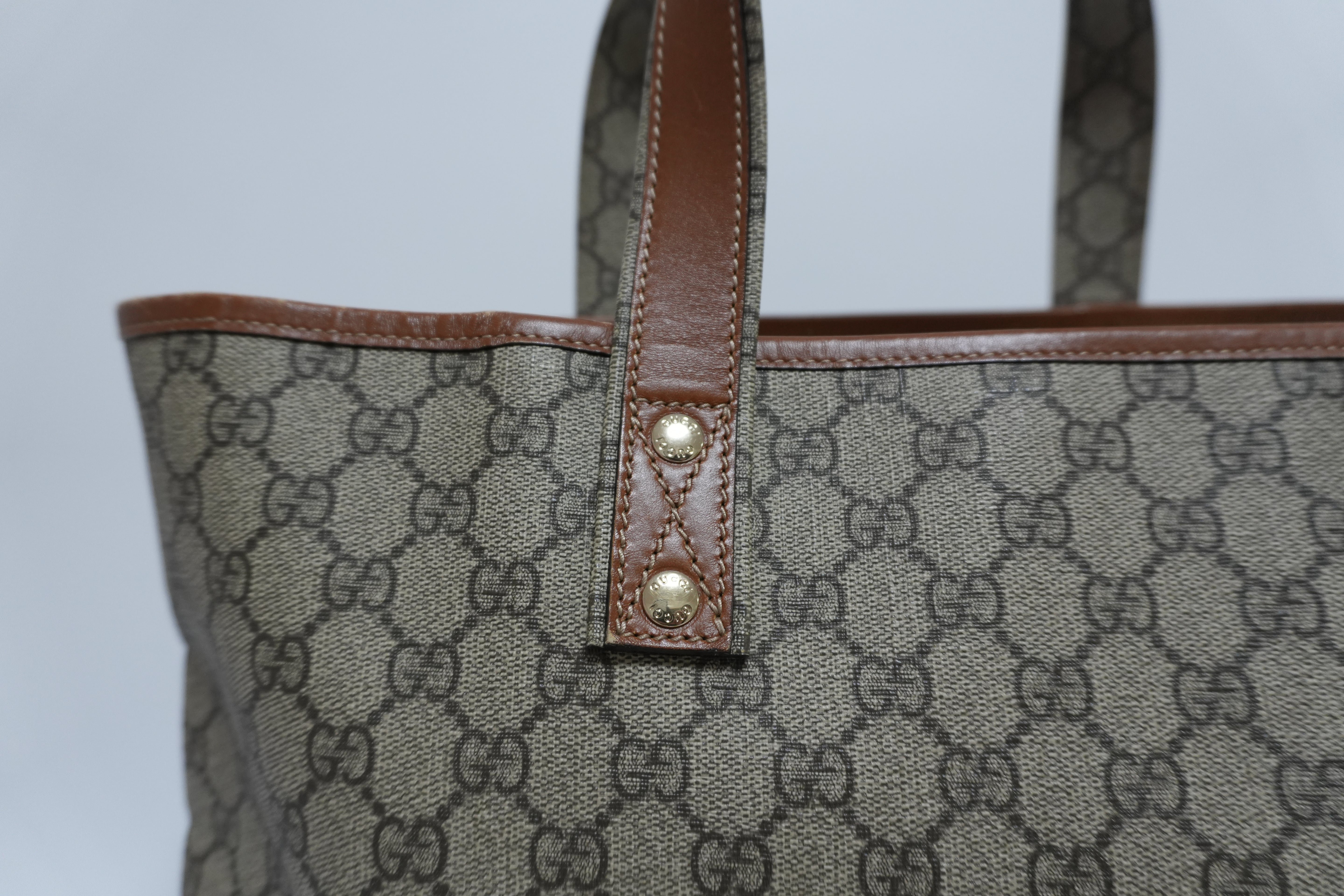 Gucci Small Loop Sheryline Tote Bag Canvas Used