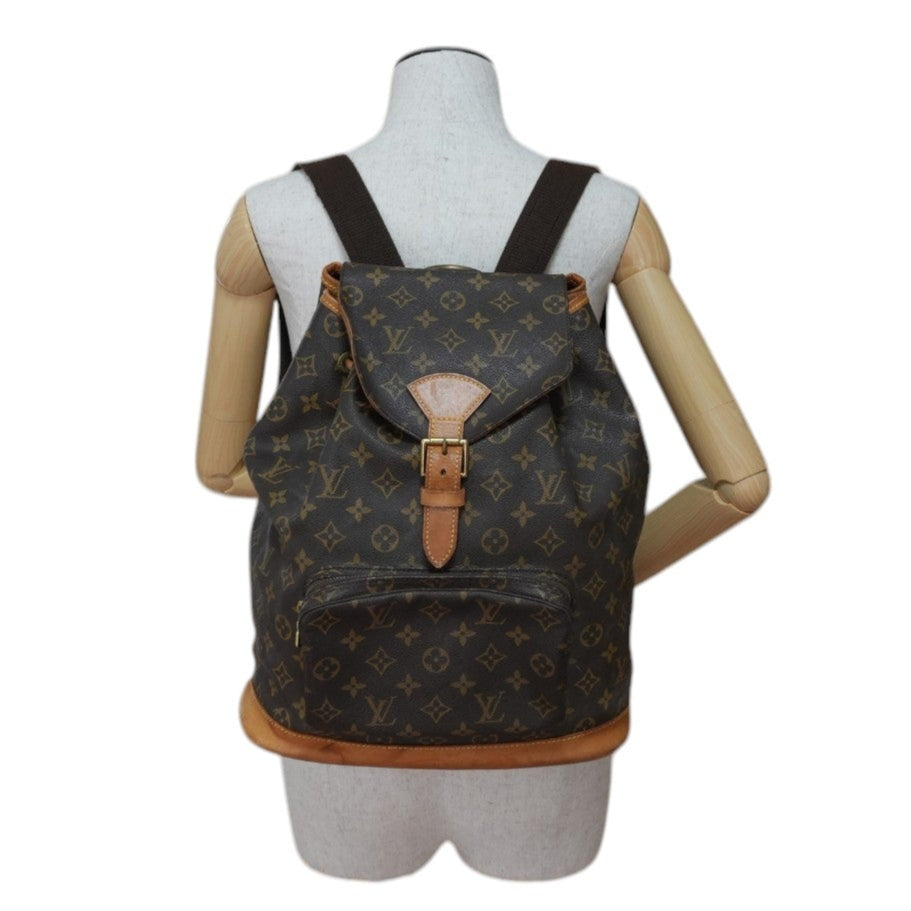 Louis Vuitton Monogram Montsouris GM Backpack Used