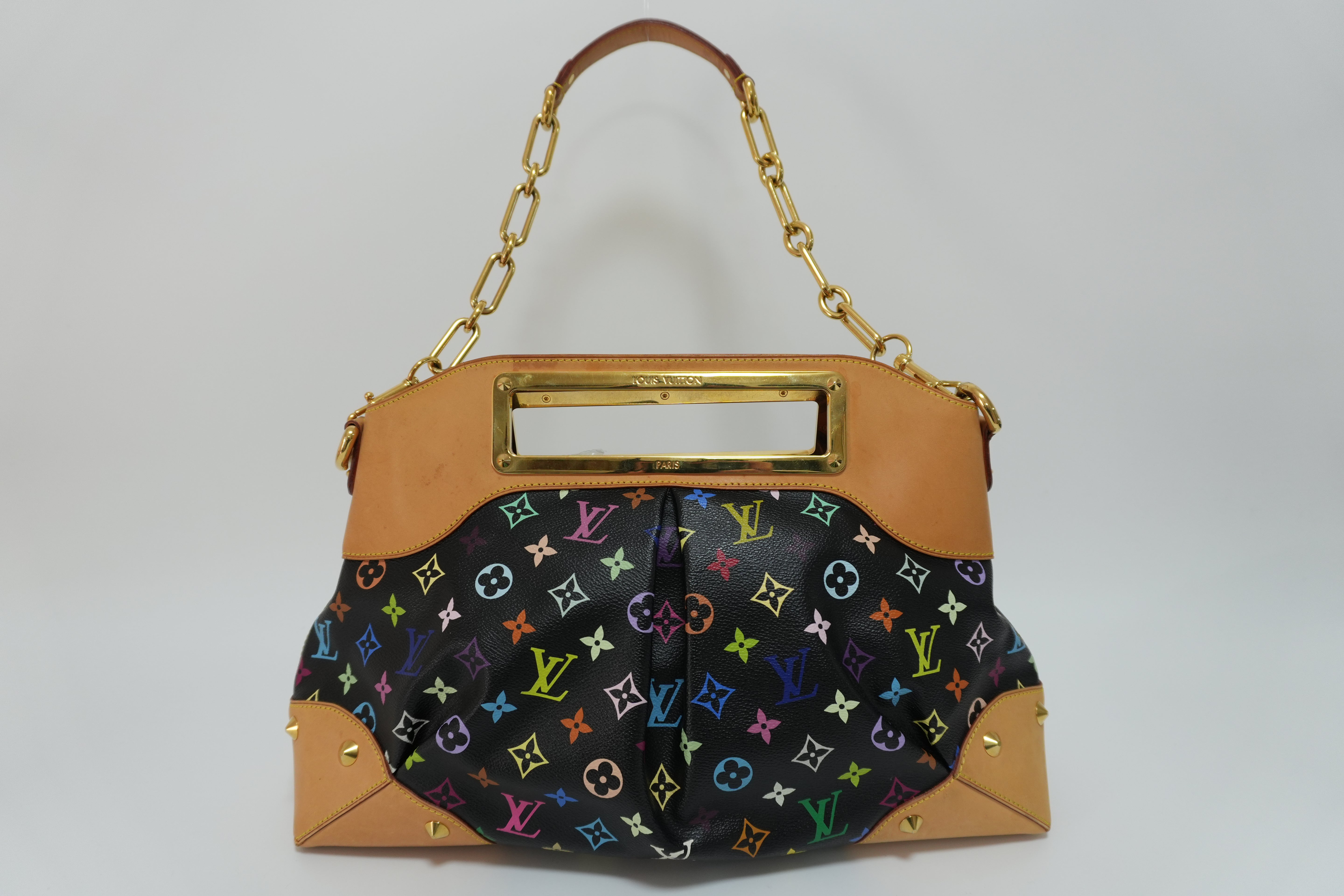 Louis Vuitton Multicolor Judy GM Black Canvas Used