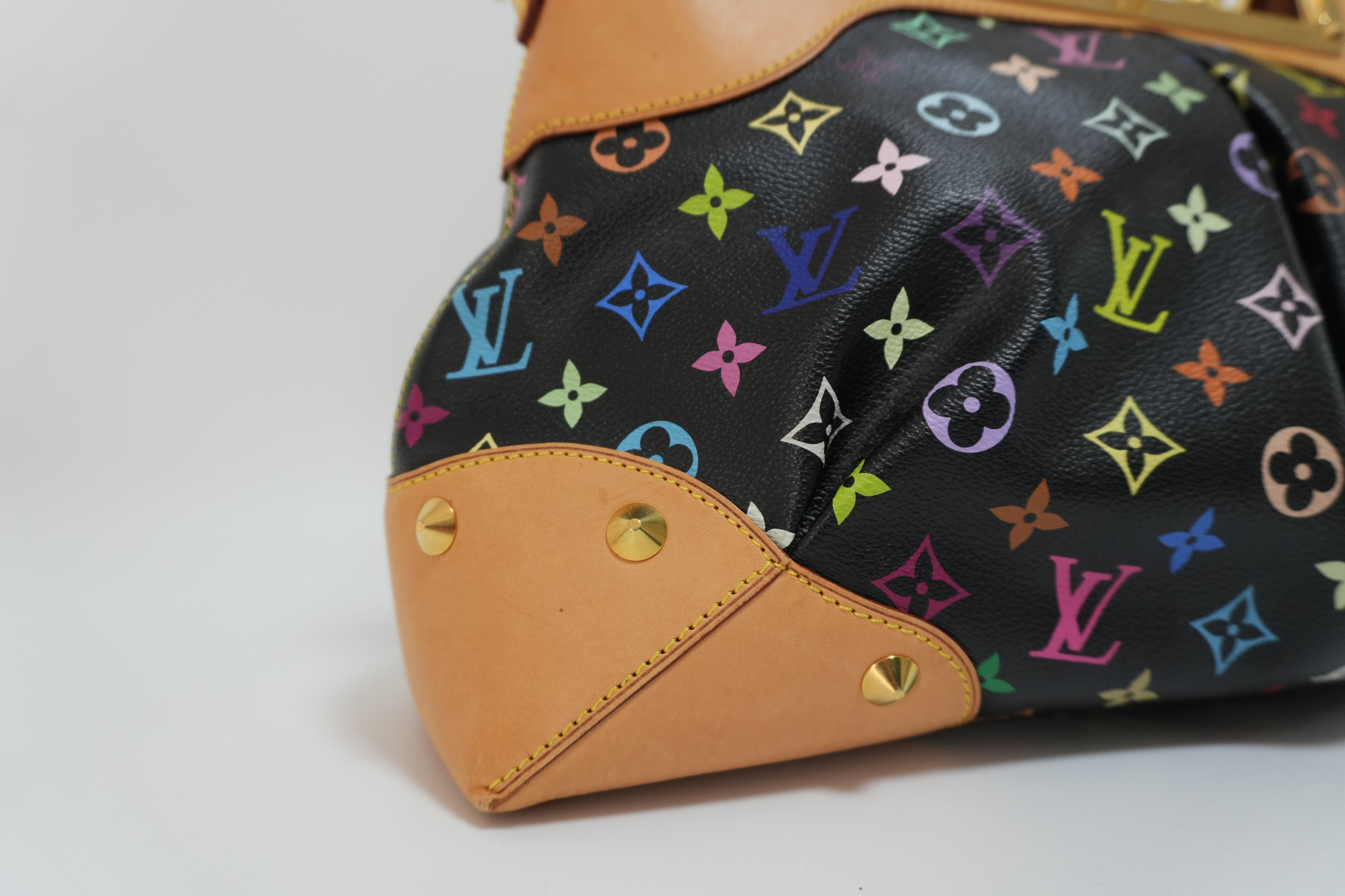 Louis Vuitton Multicolor Judy GM Black Canvas Used