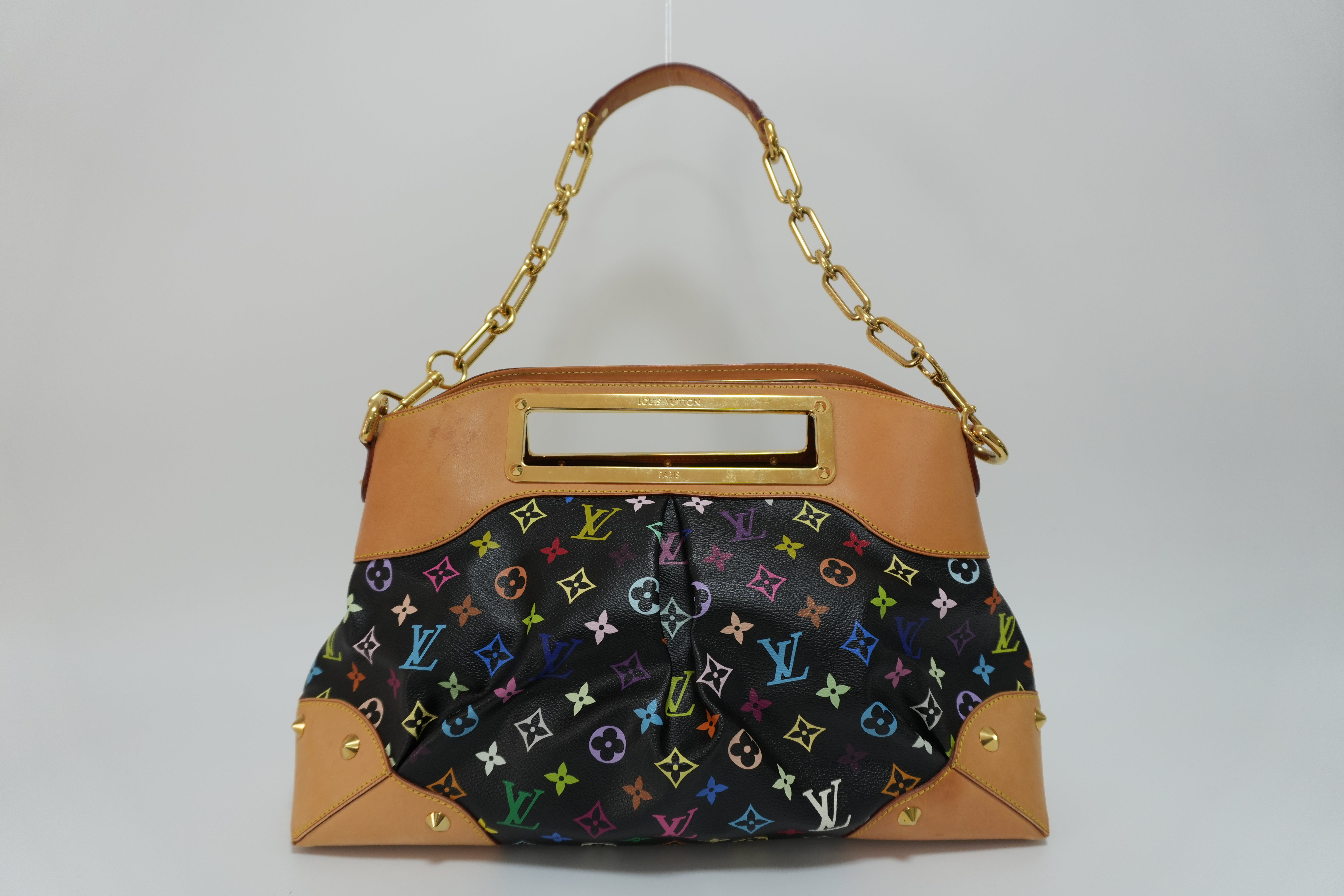 Louis Vuitton Multicolor Judy GM Black Canvas Used