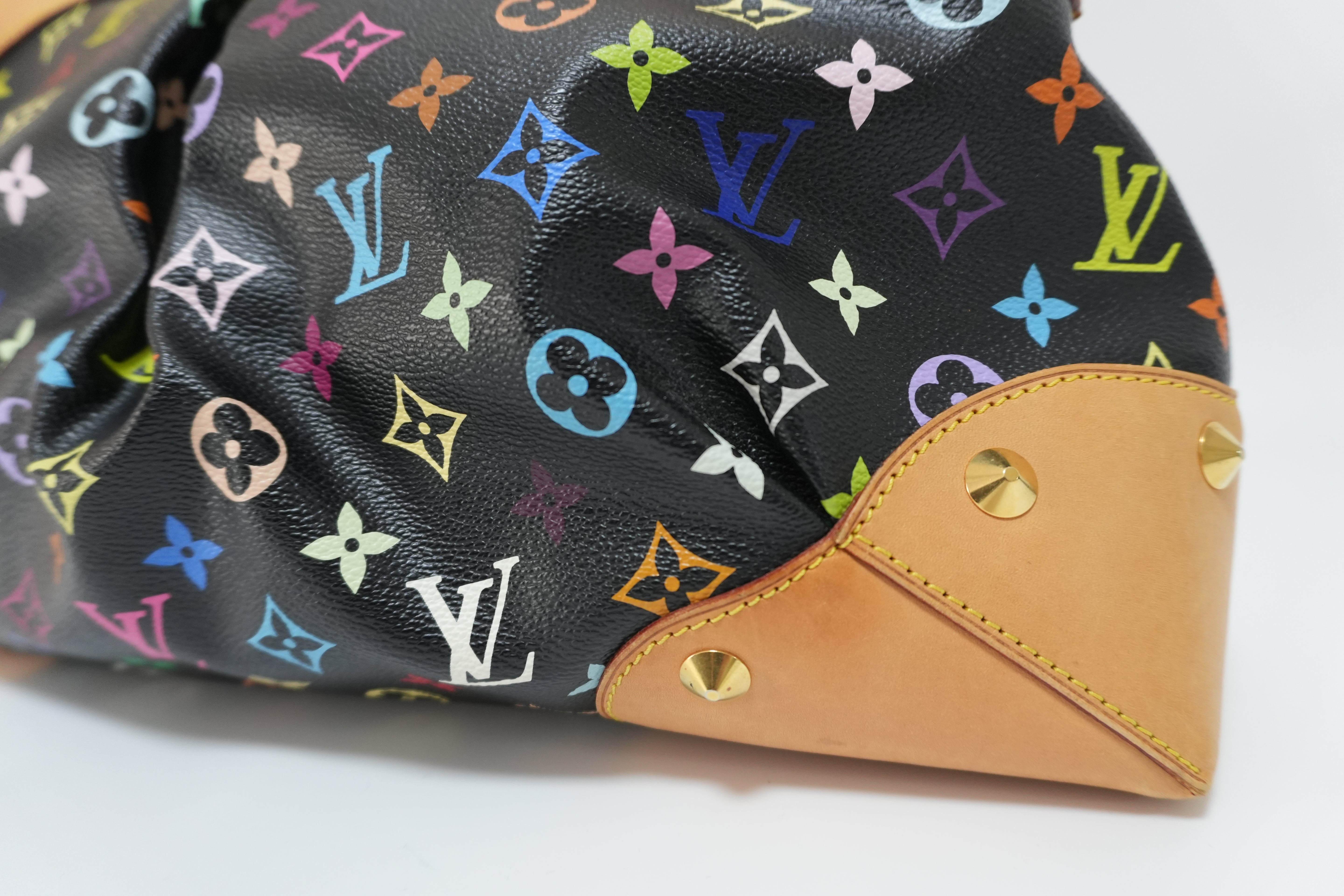 Louis Vuitton Multicolor Judy GM Black Canvas Used