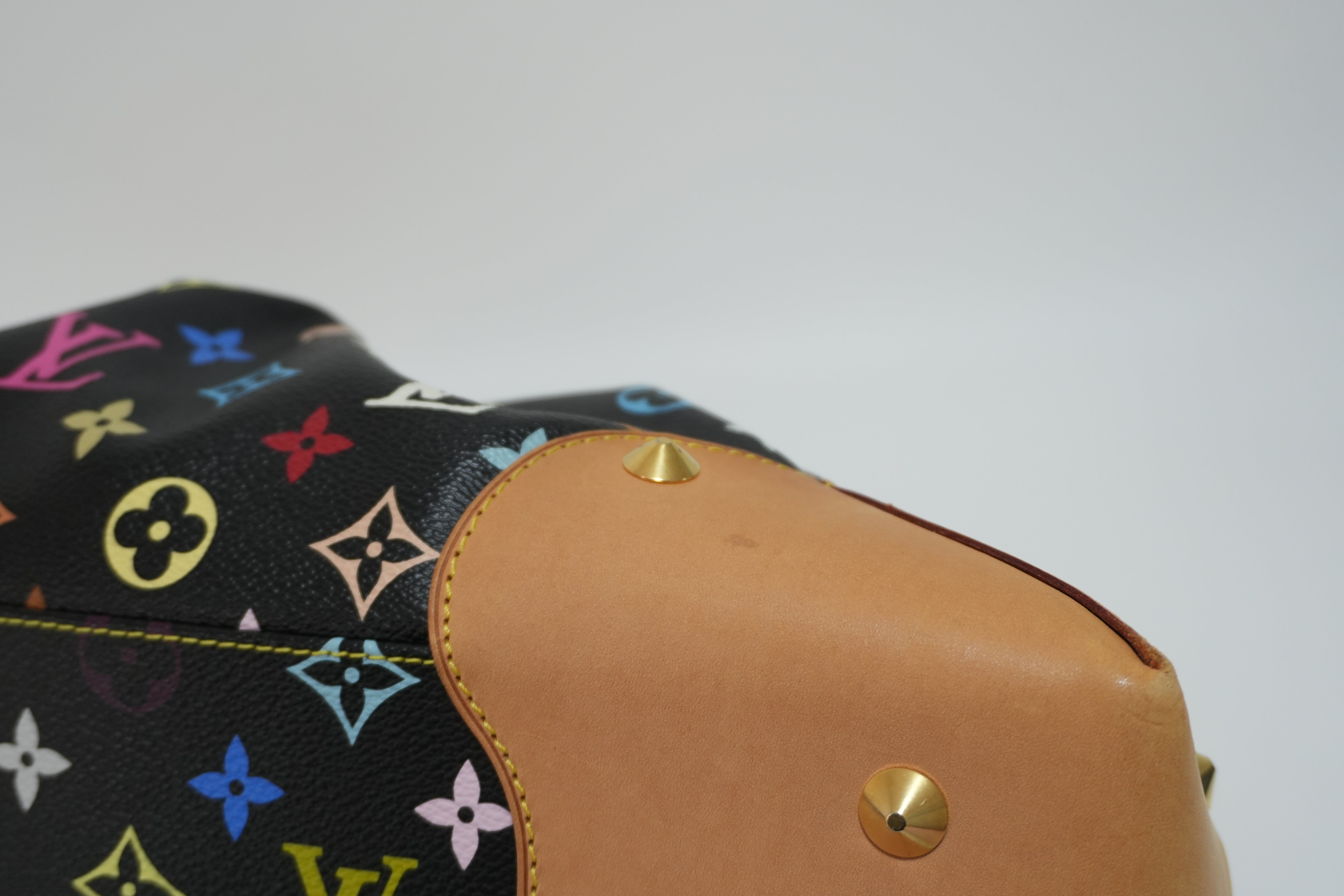 Louis Vuitton Multicolor Judy GM Black Canvas Used