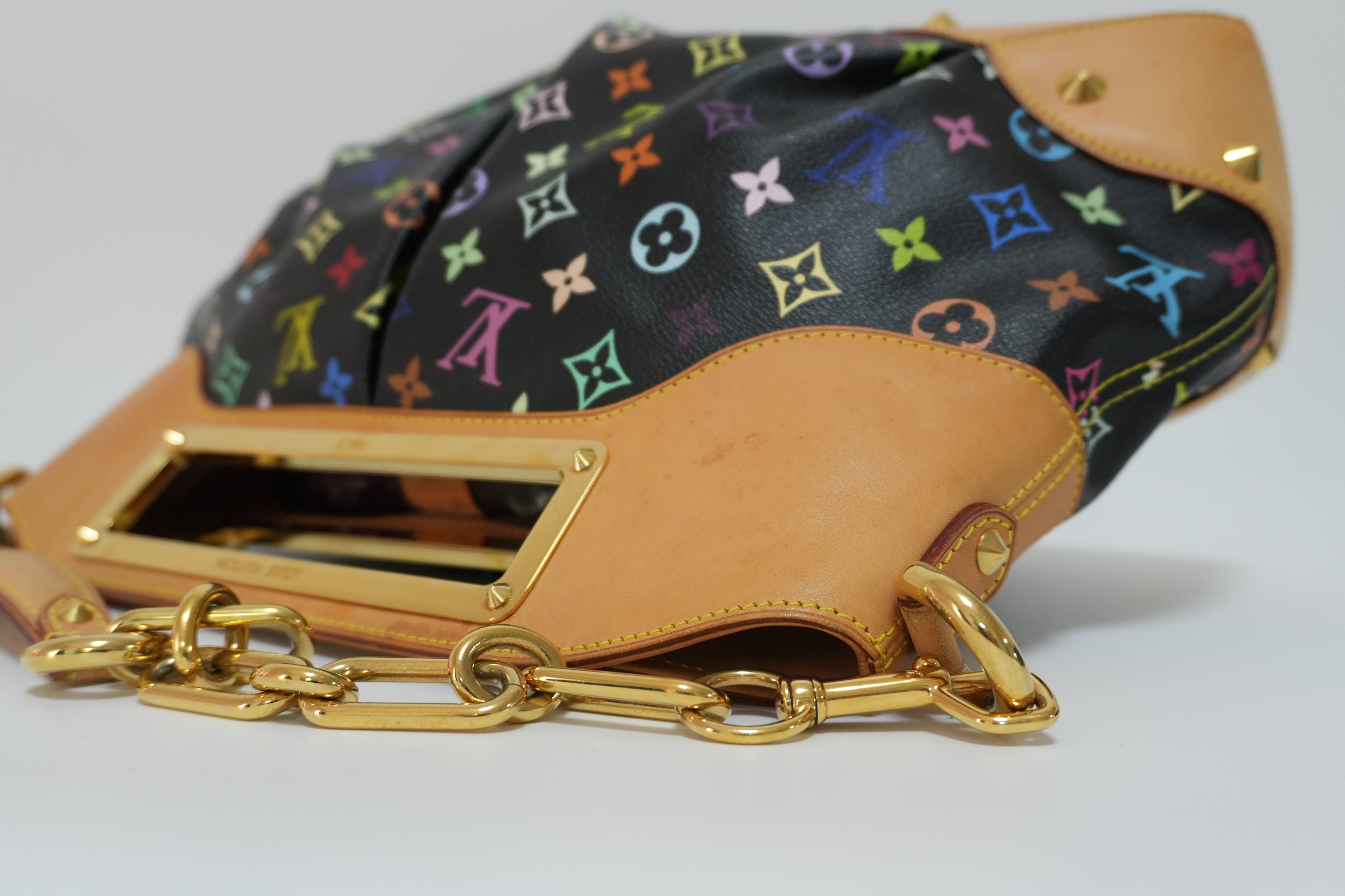 Louis Vuitton Multicolor Judy GM Black Canvas Used