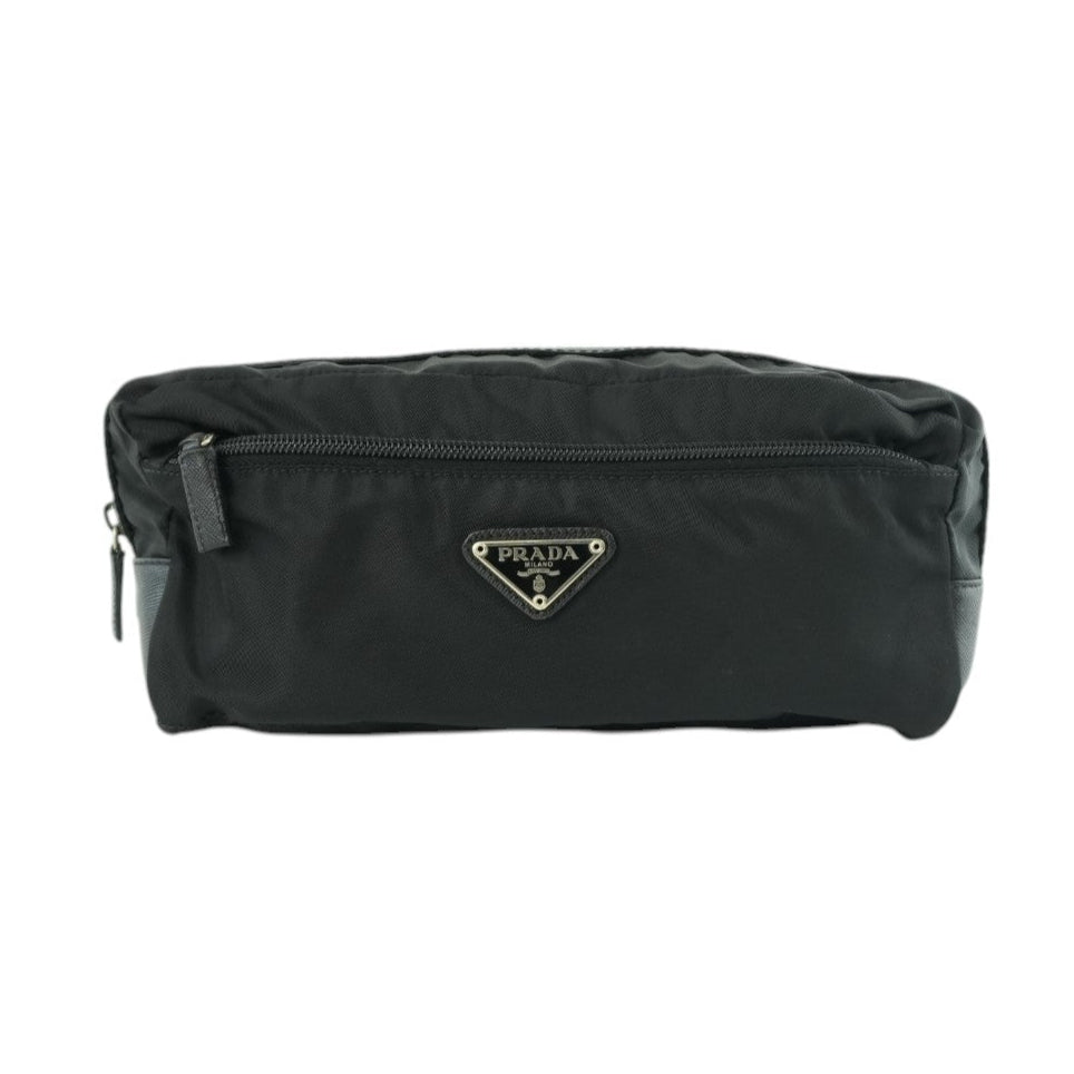 Prada Clutch Nylon Black Used