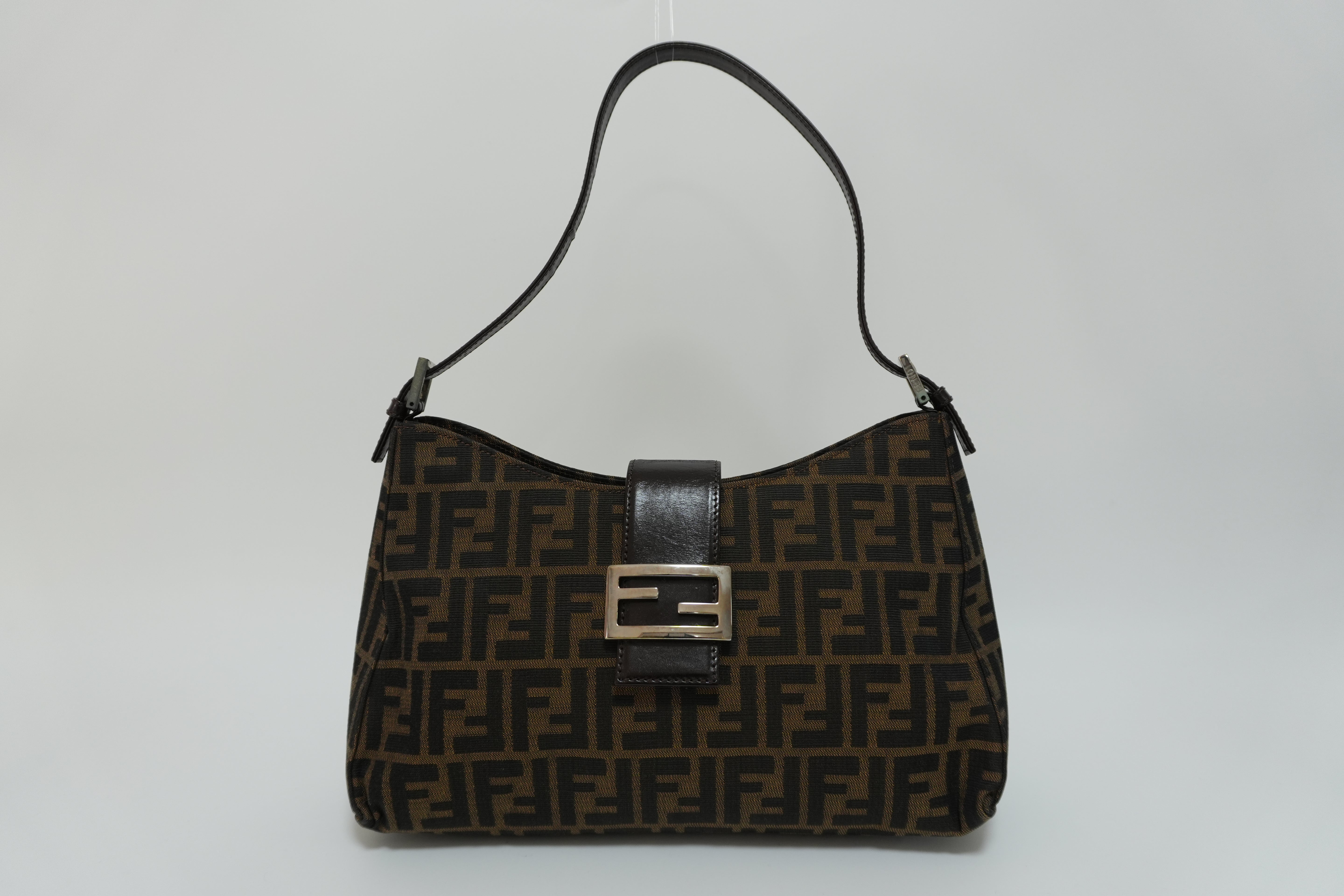 Fendi Zucca Shoulder Bag Used