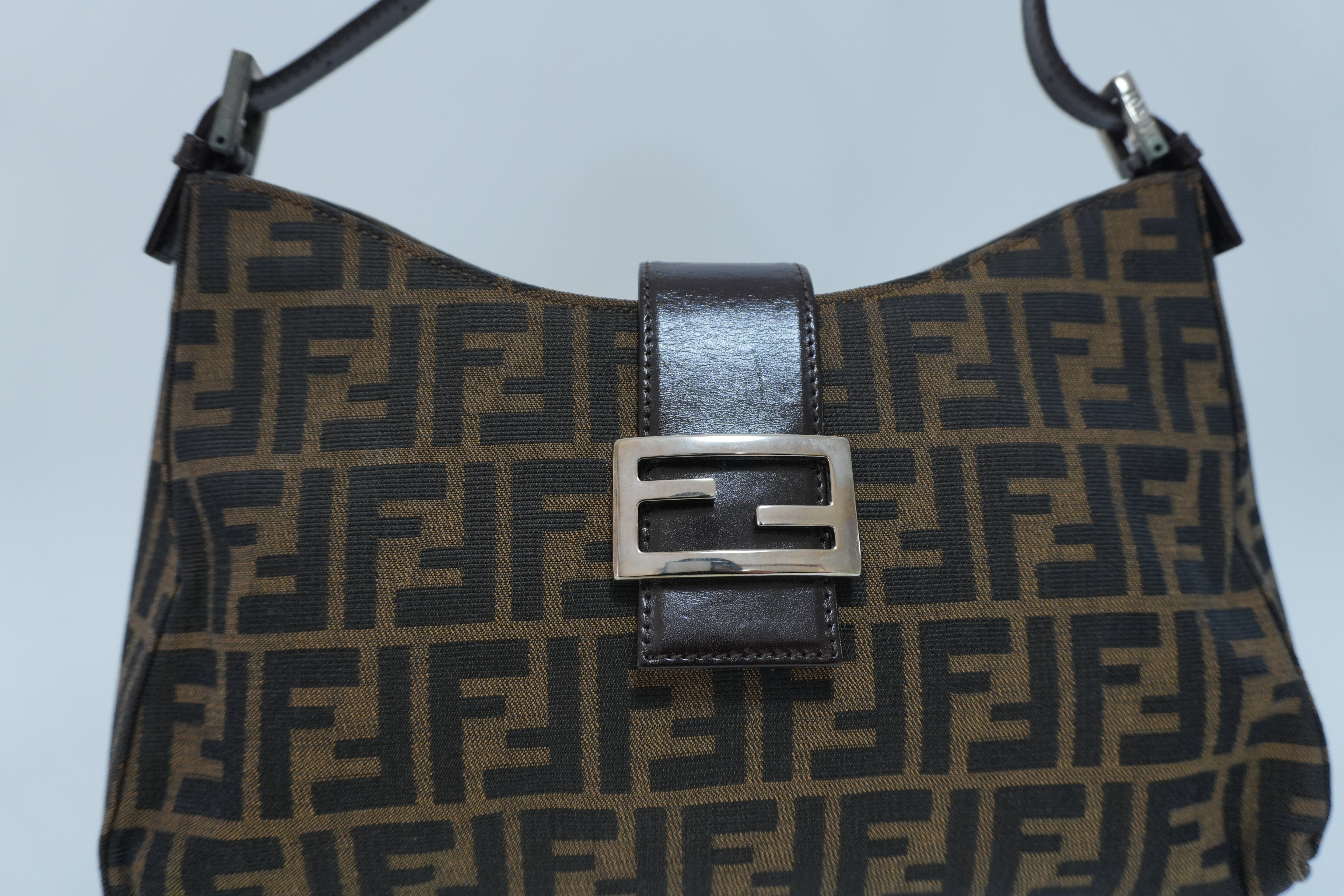 Fendi Zucca Shoulder Bag Used