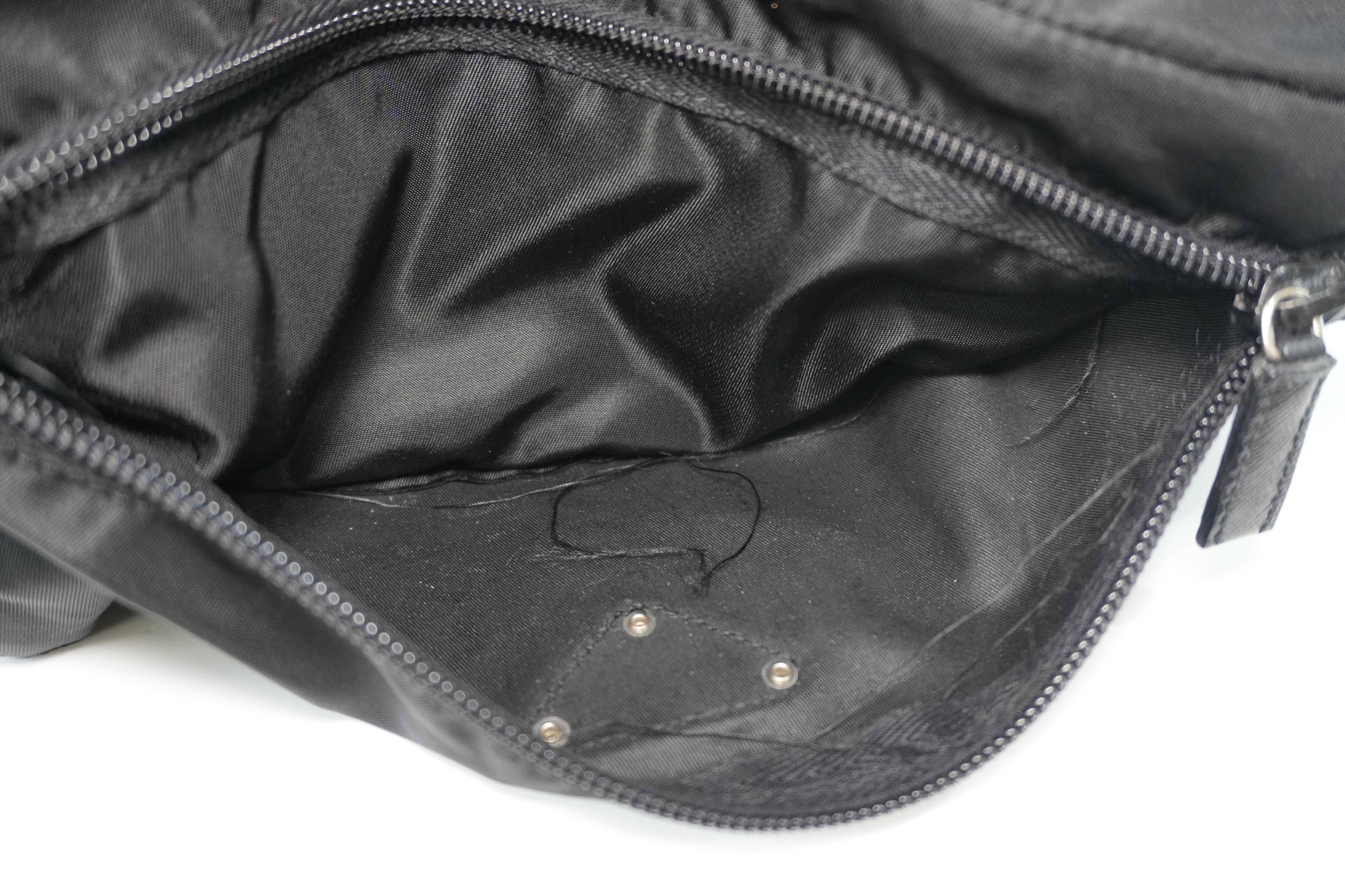 Prada Clutch Nylon Black Used