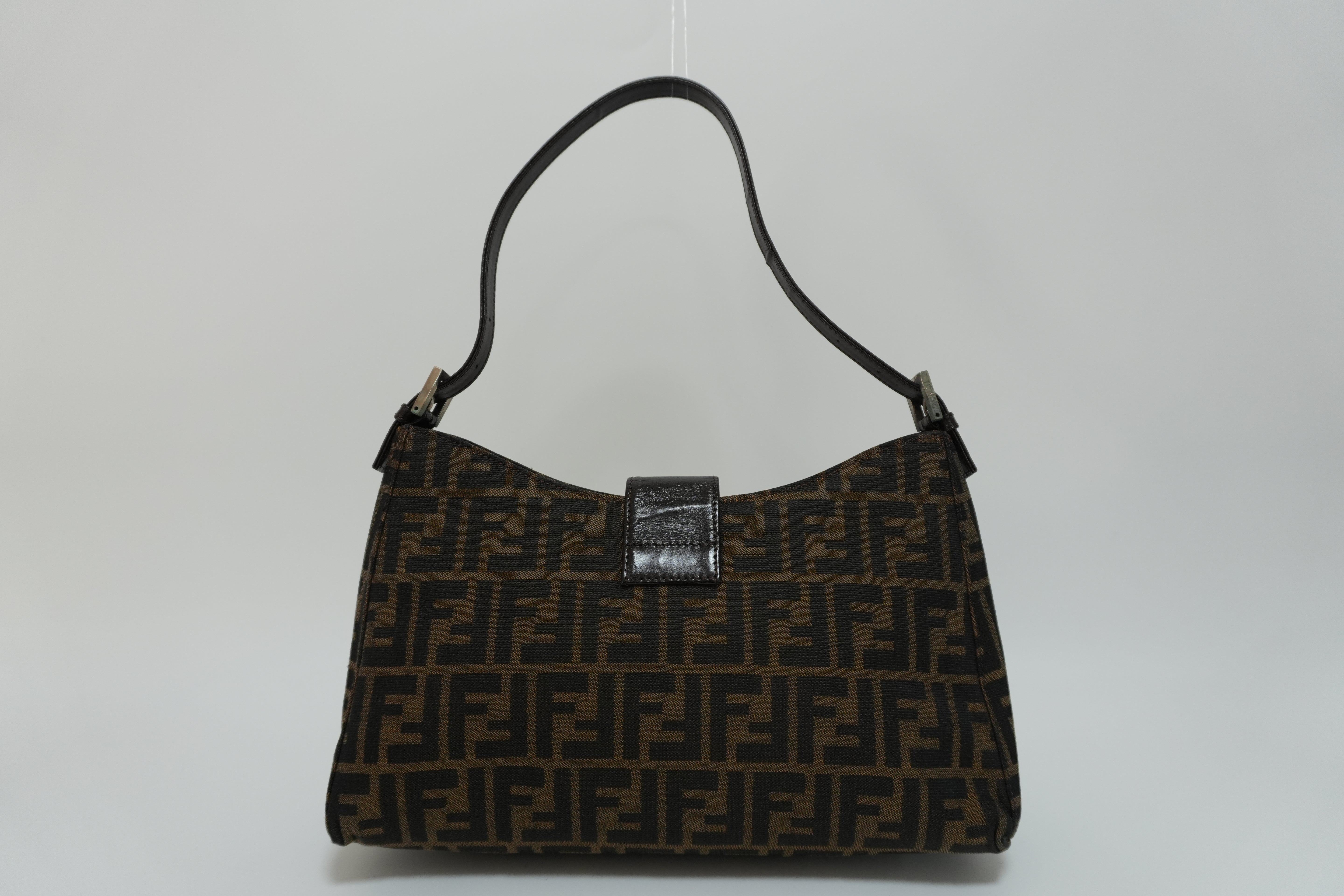 Fendi Zucca Shoulder Bag Used