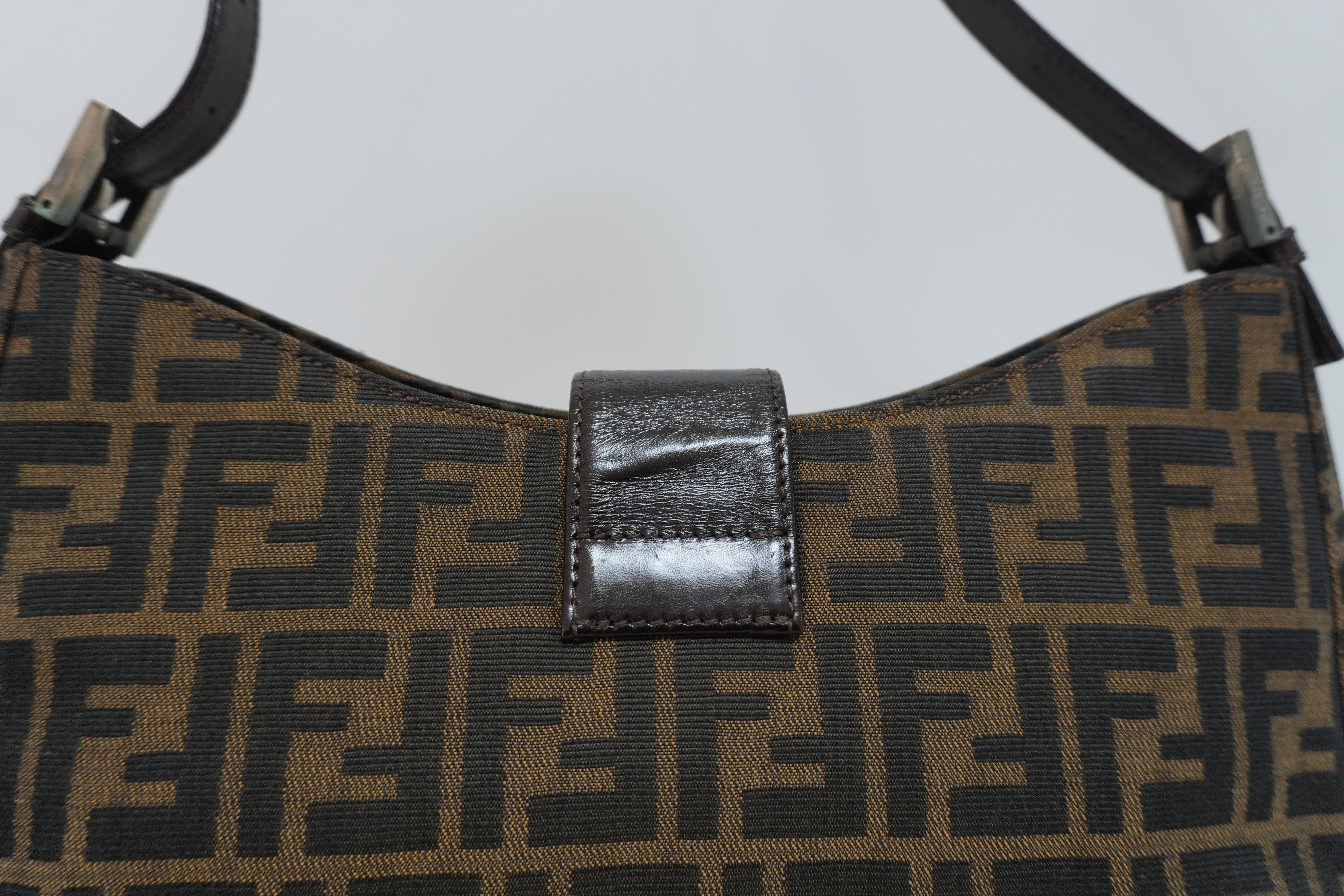 Fendi Zucca Shoulder Bag Used