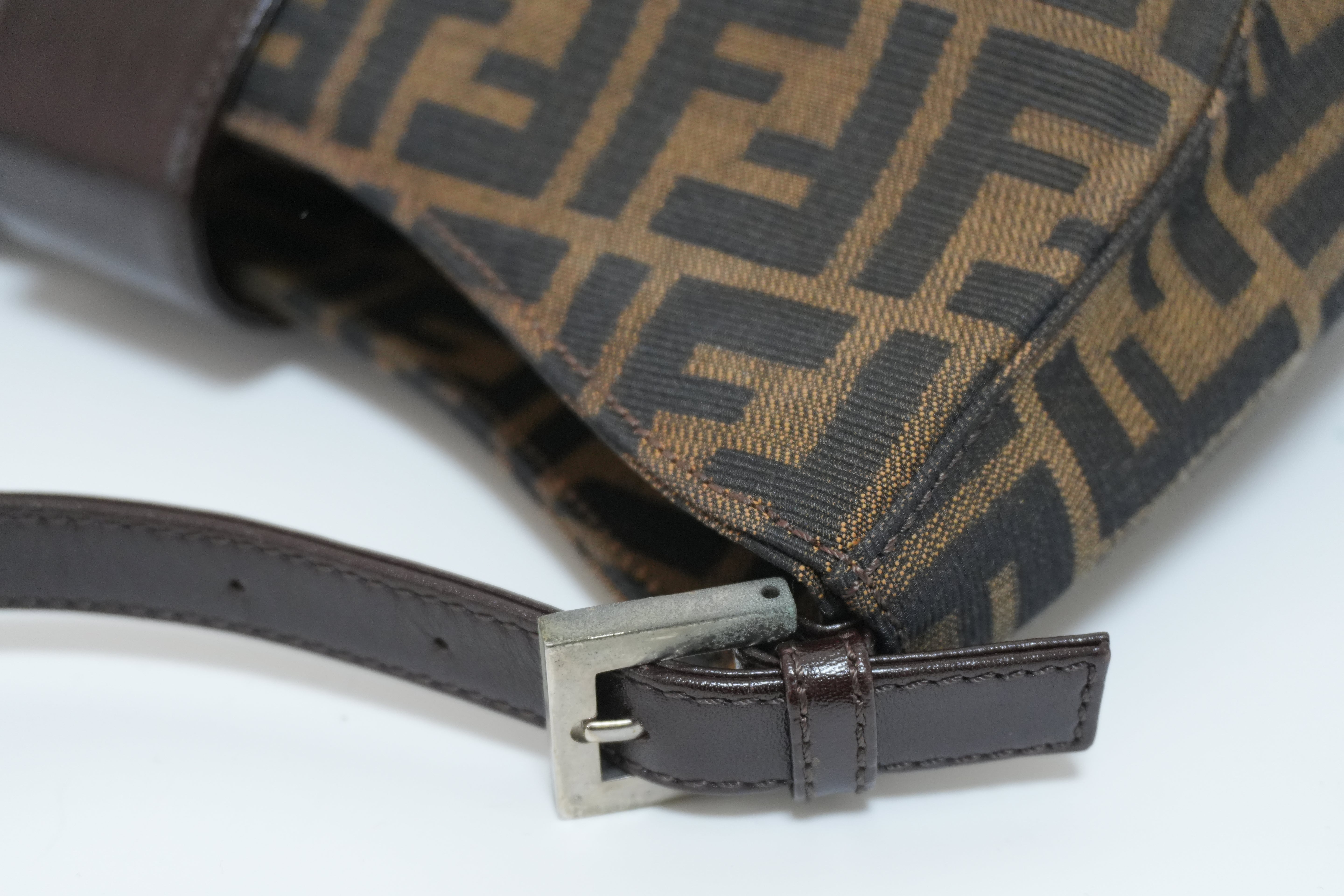 Fendi Zucca Shoulder Bag Used