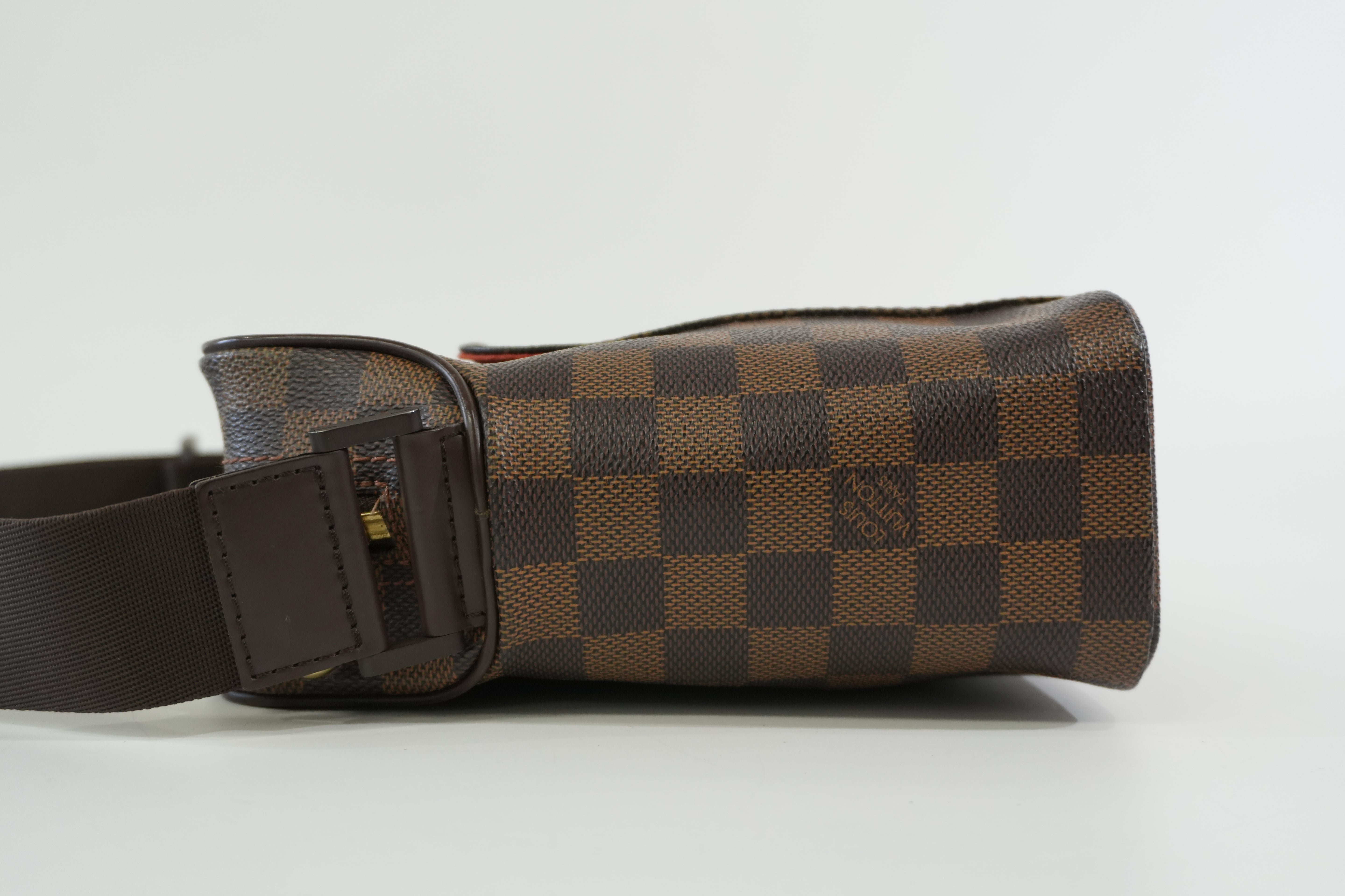 Pre-owned Louis Vuitton Damier Ebene Olav PM Crossbody Bag