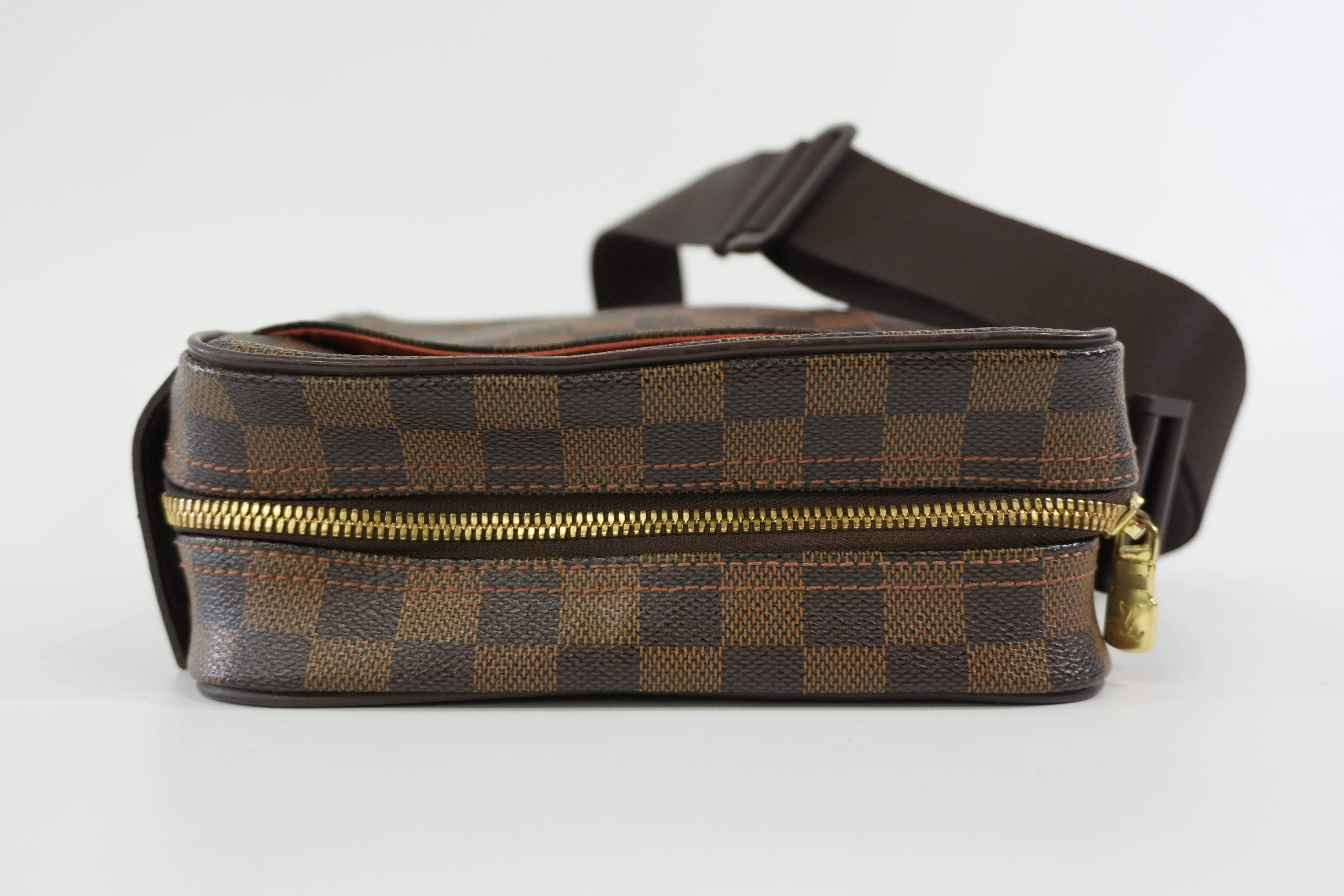 Pre-owned Louis Vuitton Damier Ebene Olav PM Crossbody Bag