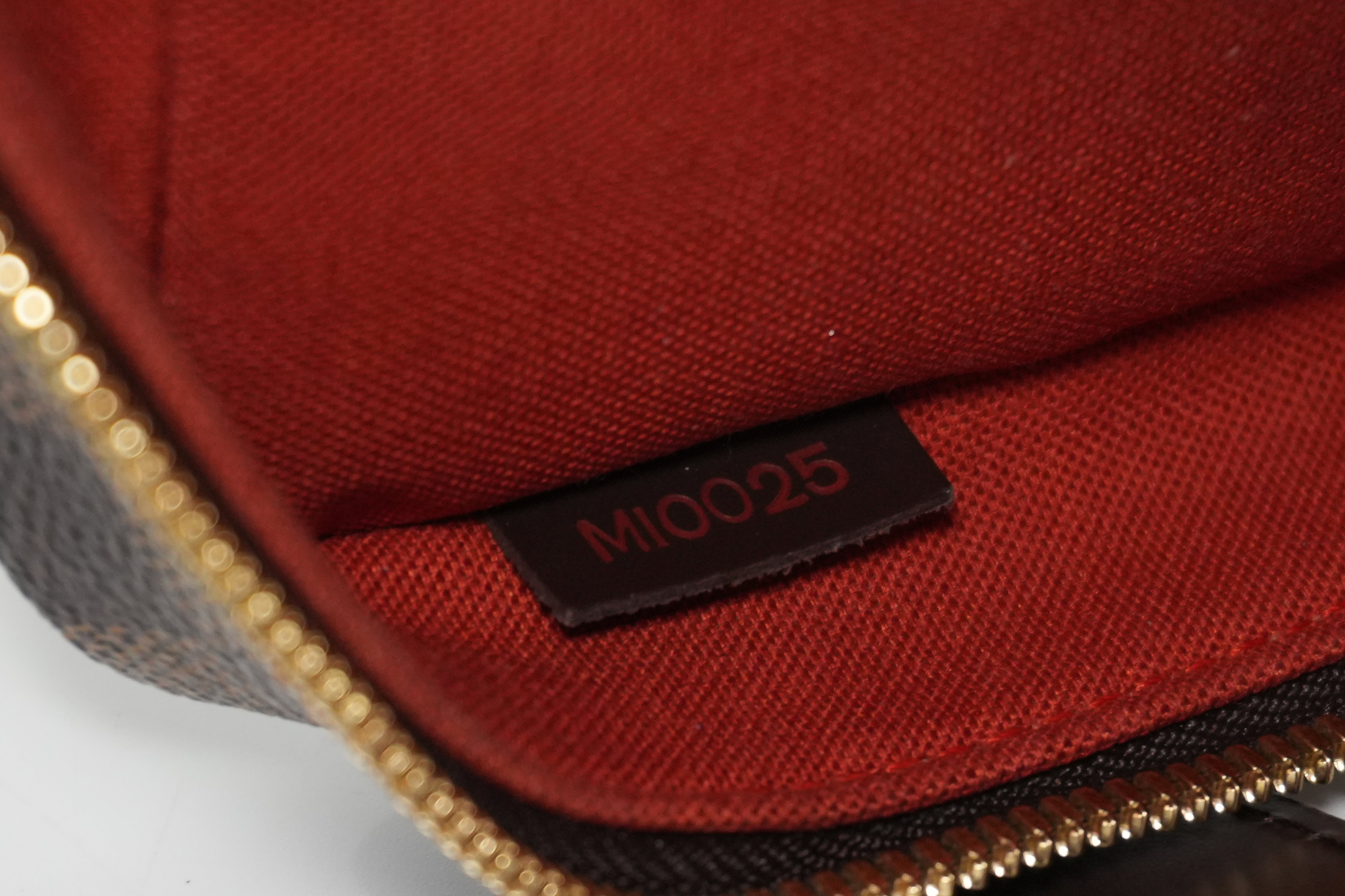 Pre-owned Louis Vuitton Damier Ebene Olav PM Crossbody Bag