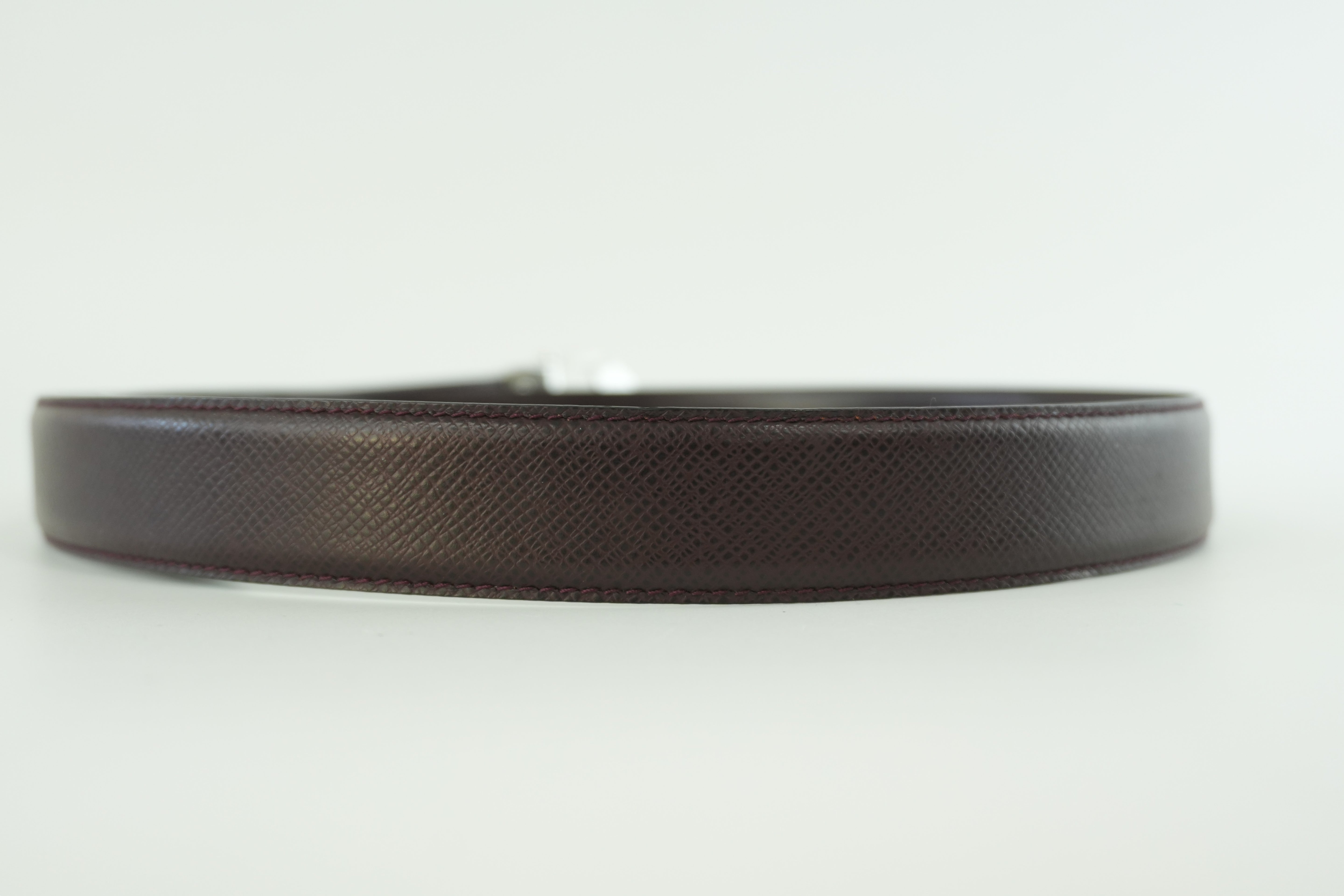 Louis Vuitton Leather Belt Size 110 Used