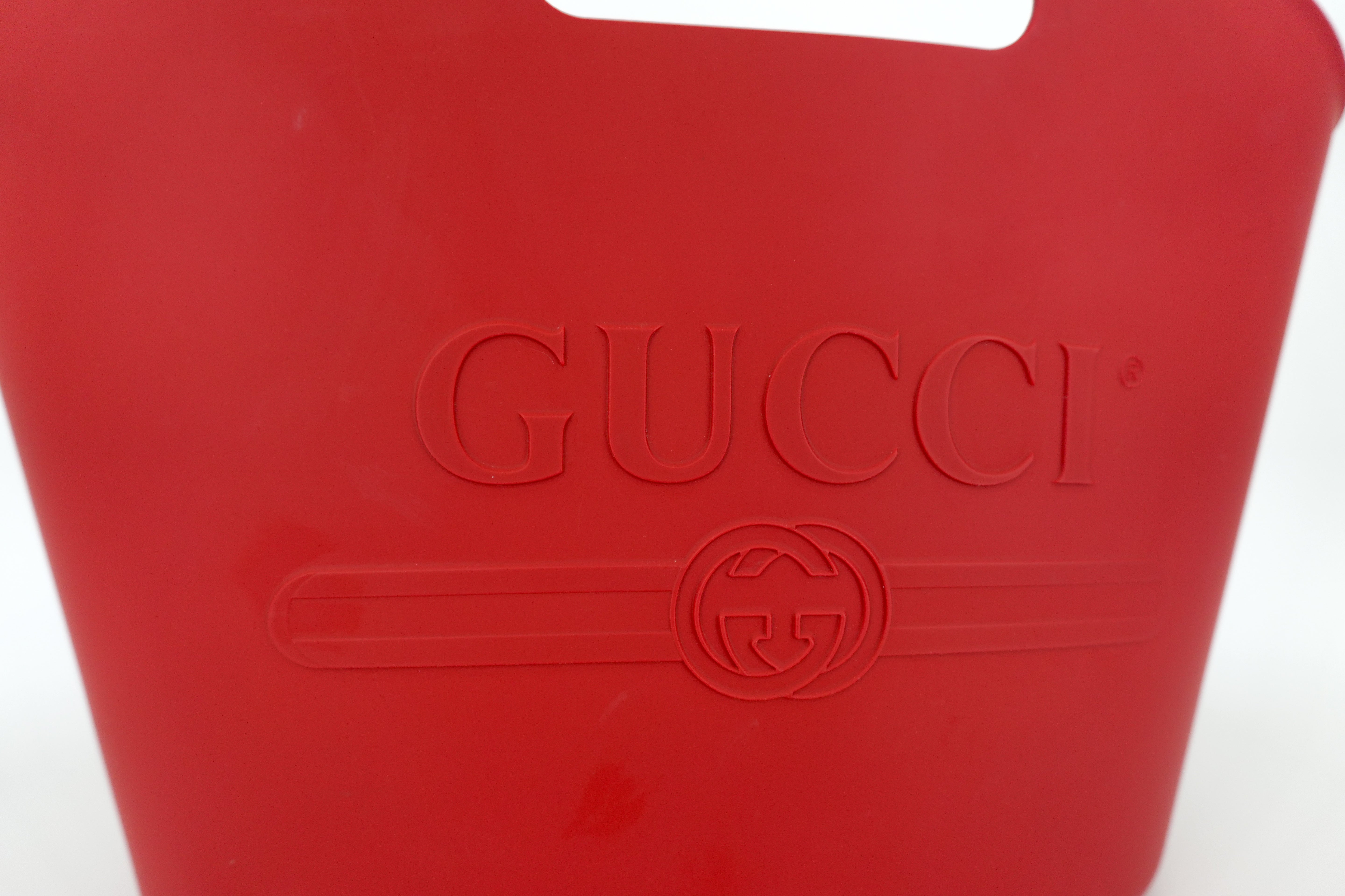 Gucci Rubber Big Tote Bag Used