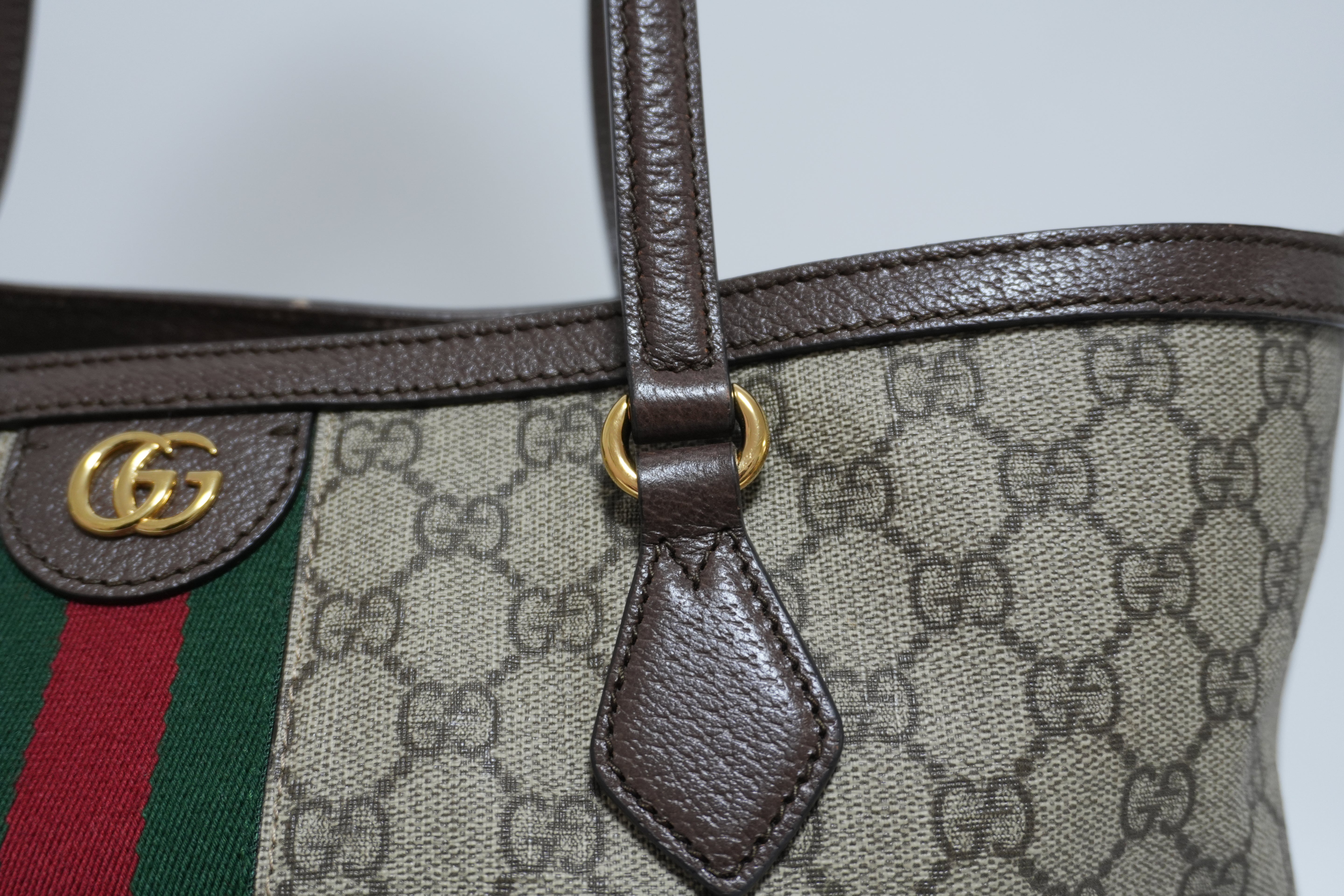 Gucci Ophidia Tote Bag Canvas Used