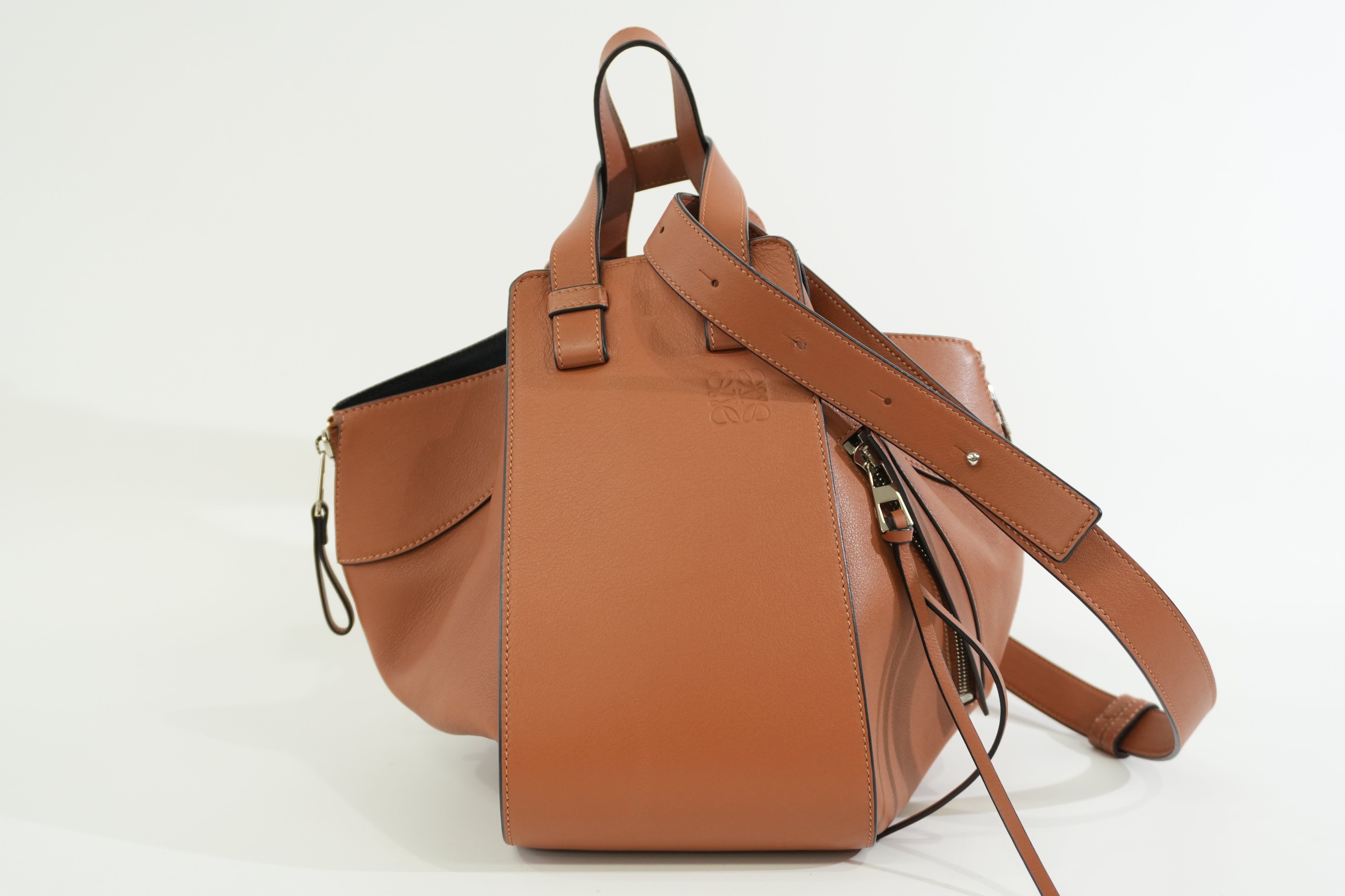 Pre-owned Loewe Hammock Shoulder Bag Brown