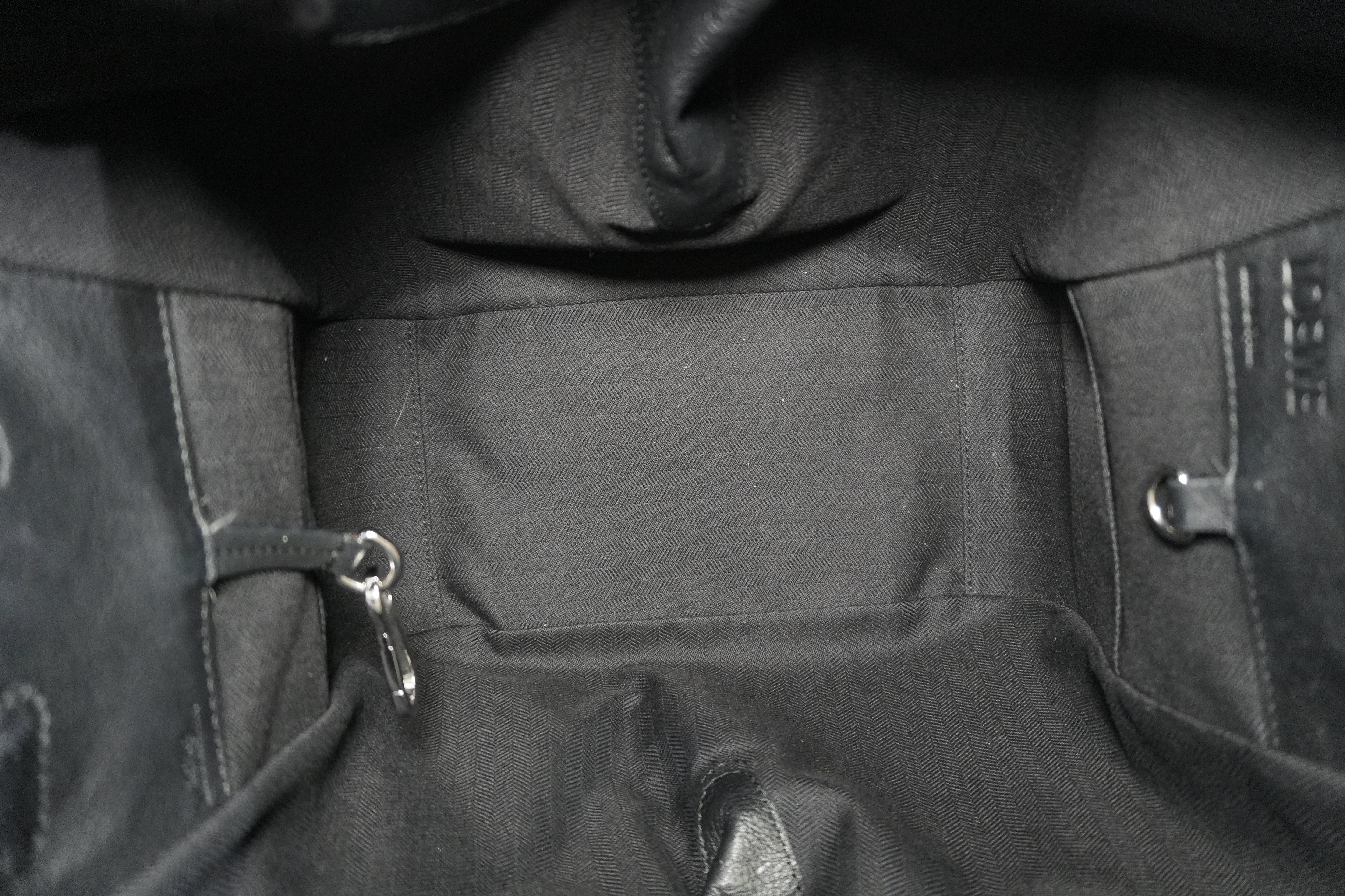 Pre-owned Loewe Hammock Shoulder Bag Black