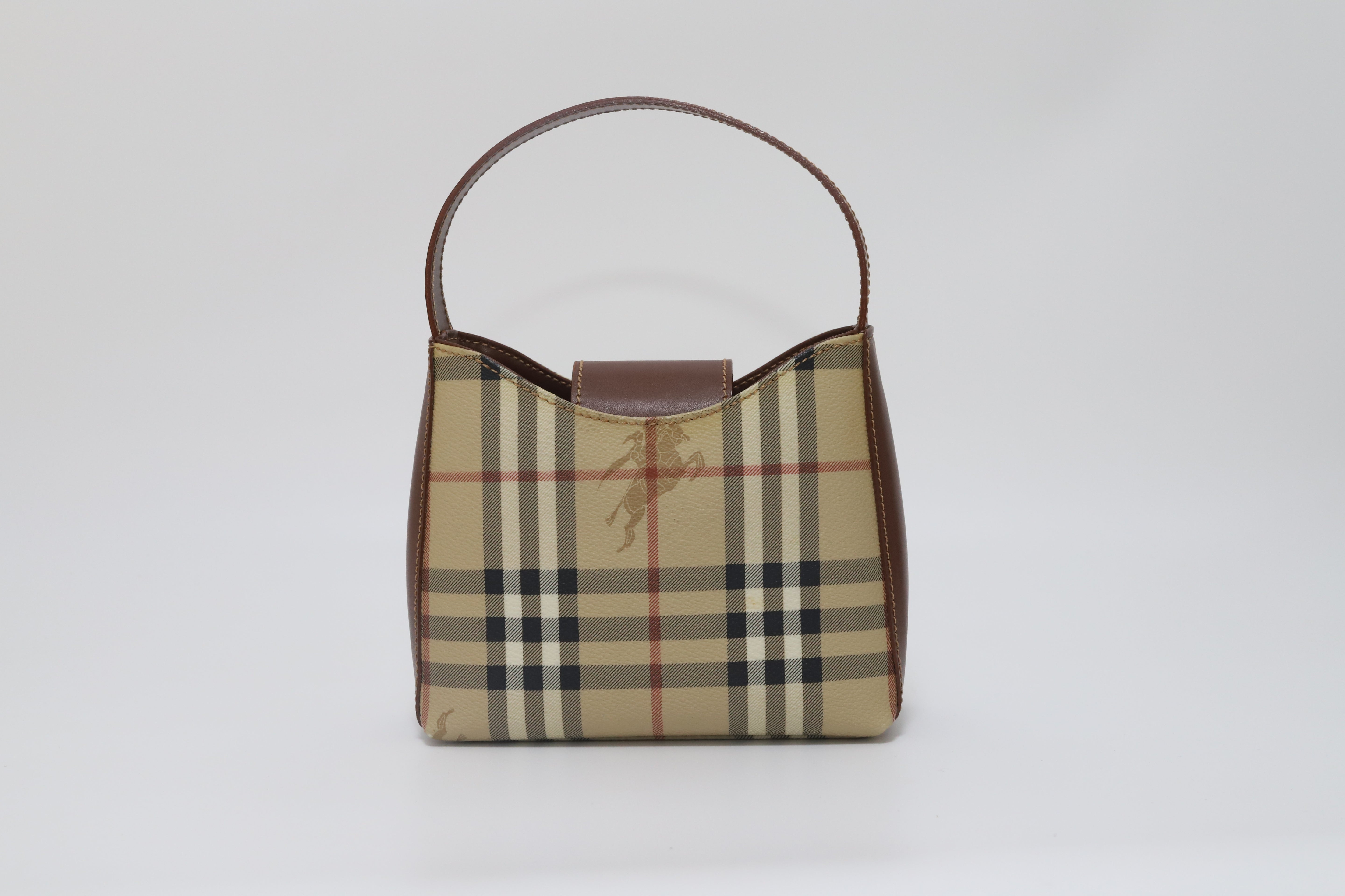 Burberry Mini Borsa Nova Check Usata