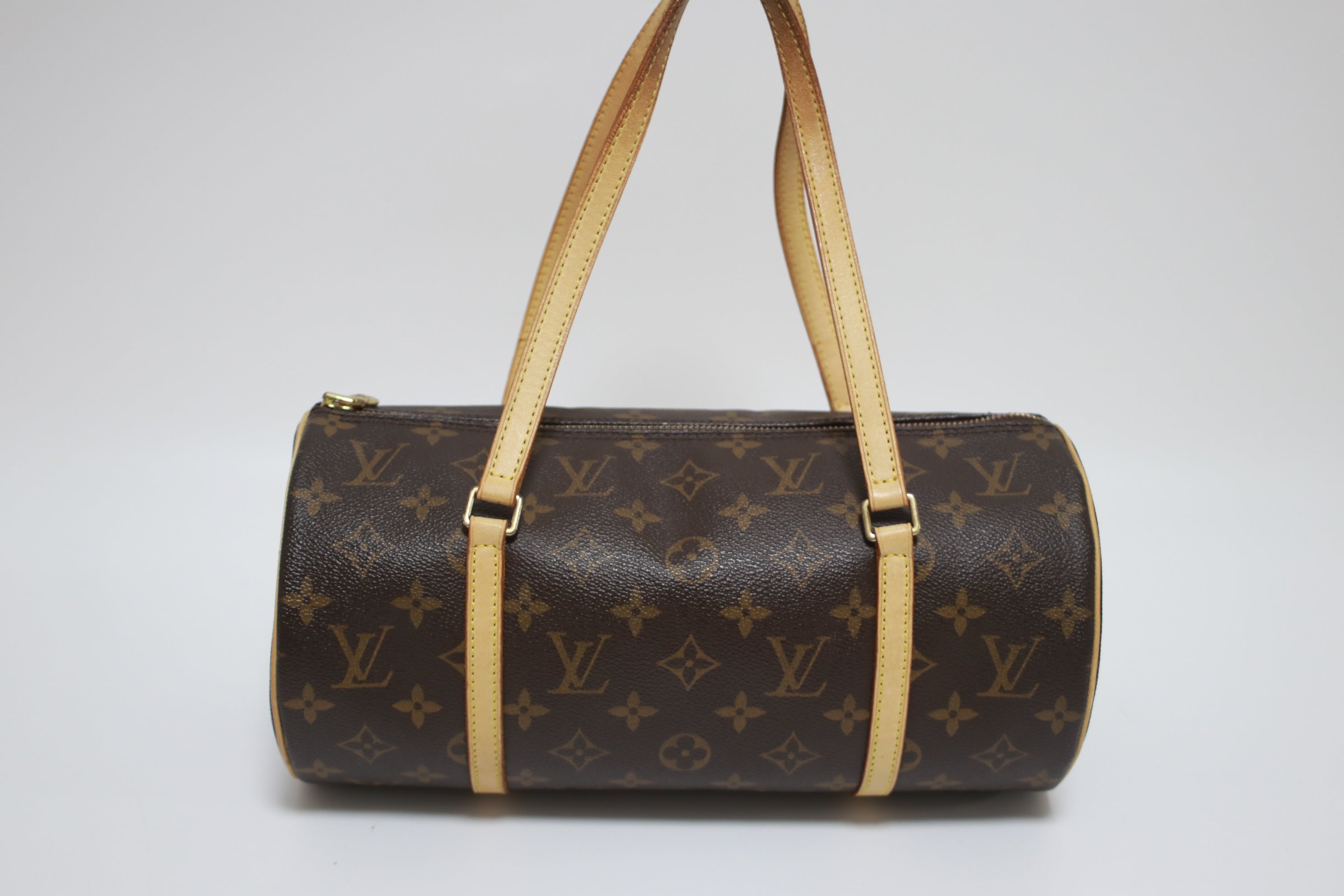 Louis Vuitton Papillon 30 Handbag Monogram Used (7821)