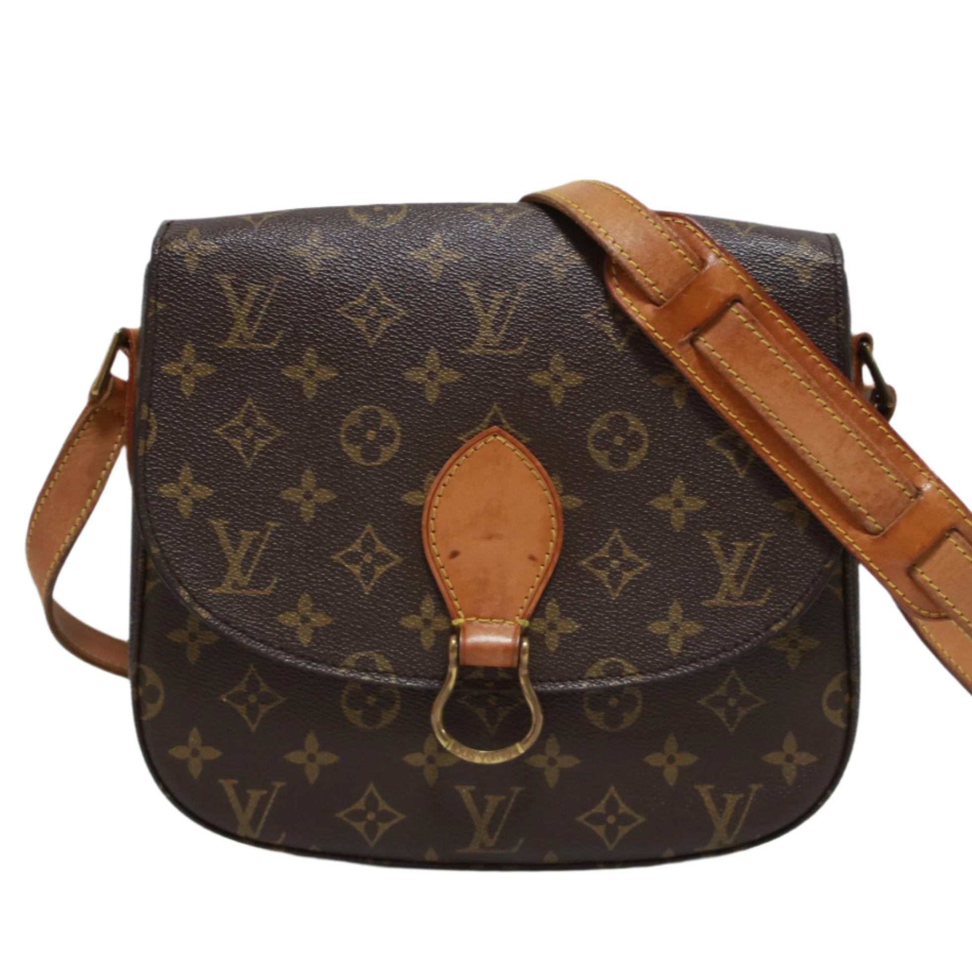 Louis Vuitton Saint Cloud GM Shoulder Bag No Stickiness Used