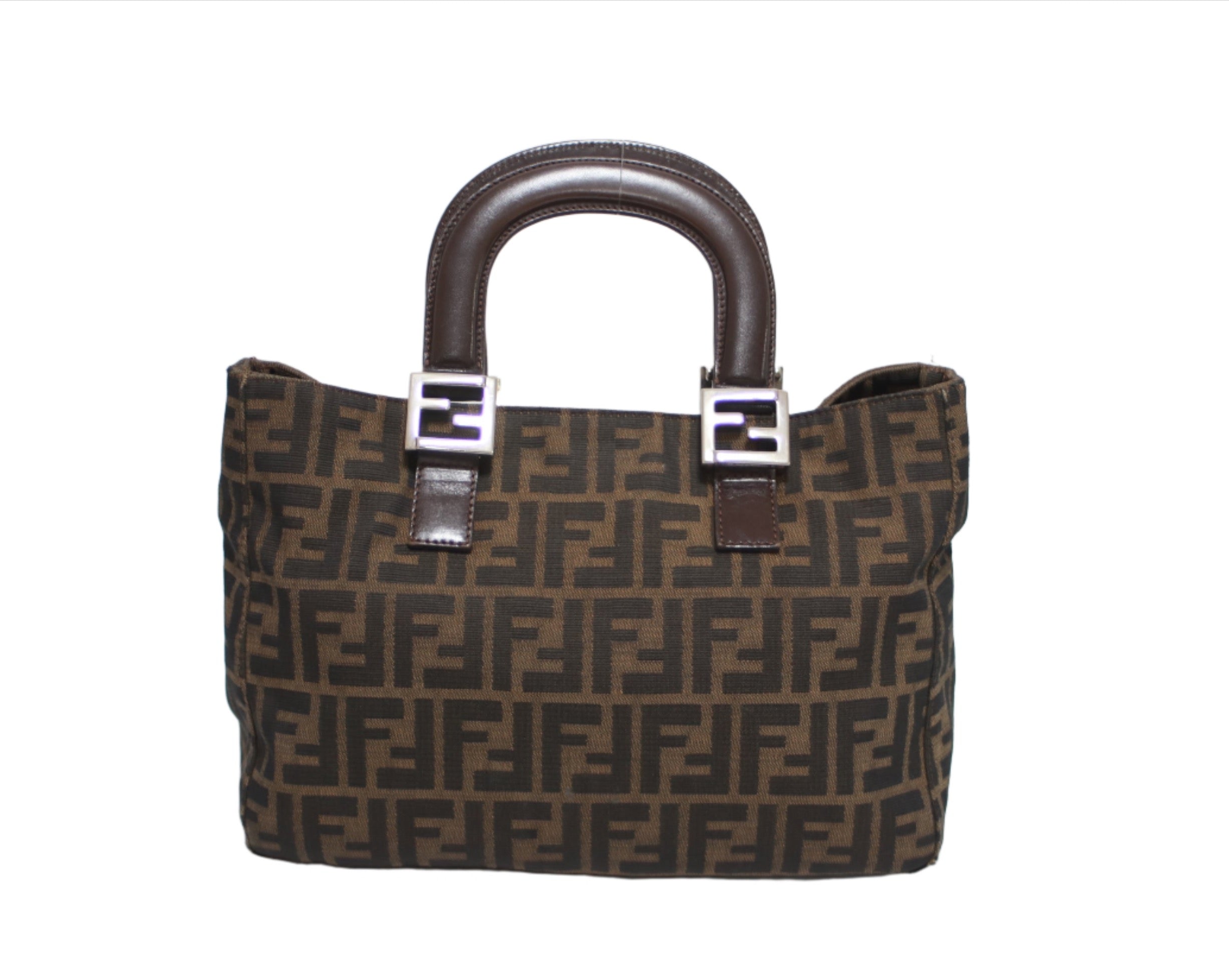 Fendi Zucca Handbag Used (7839)