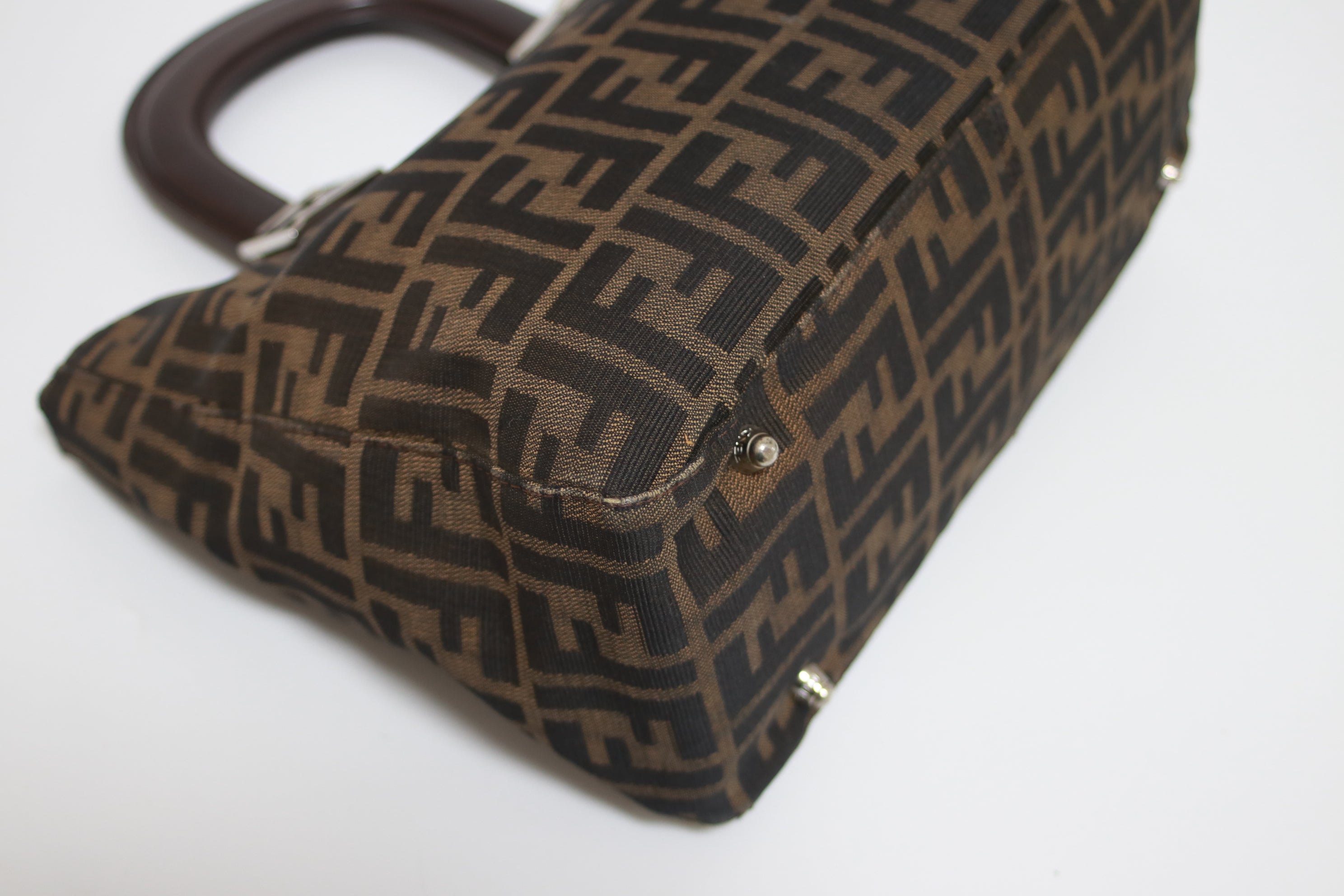 Fendi Zucca Handbag Used (7839)