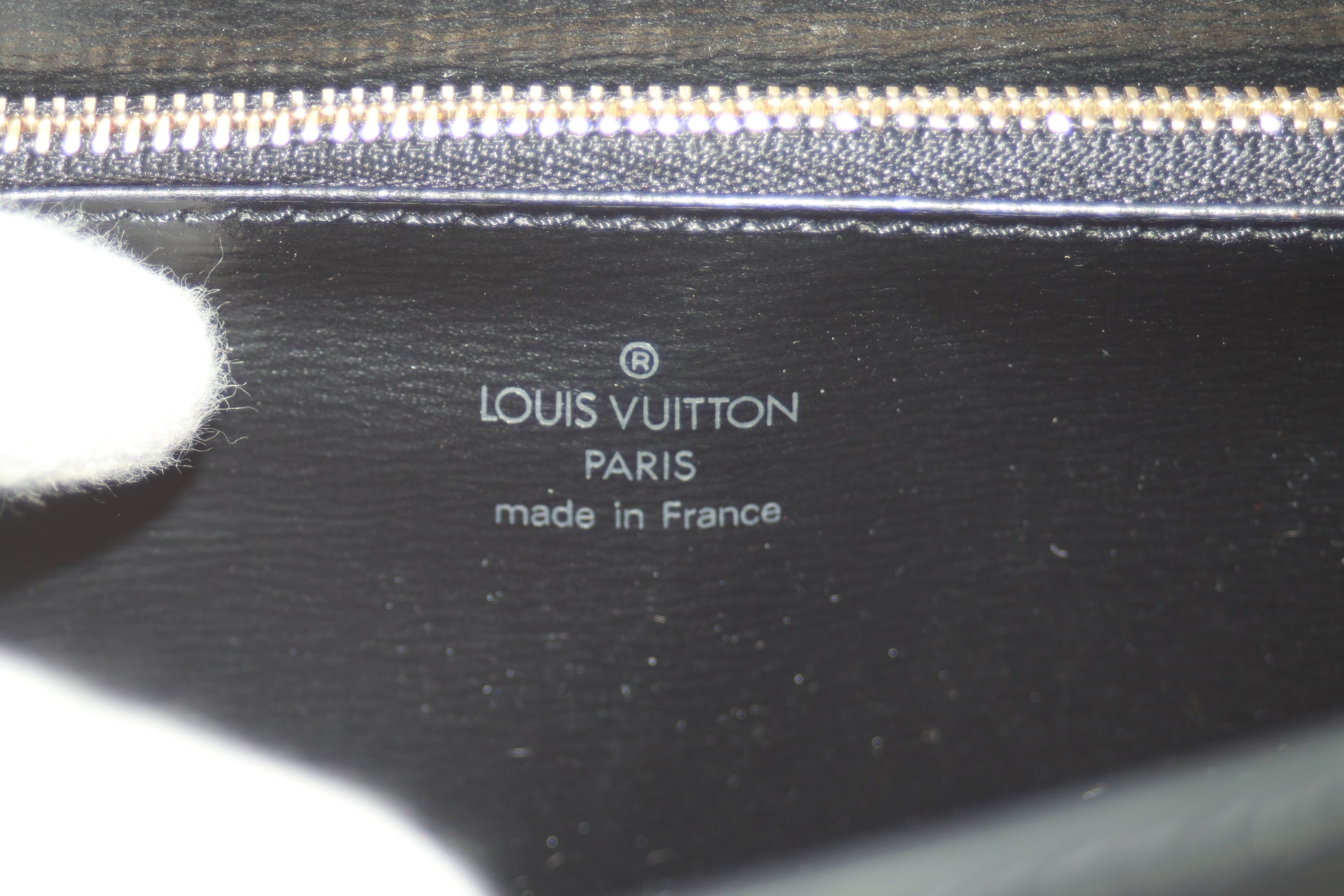 Borsa a mano Louis Vuitton Malesherbes Epi nera usata