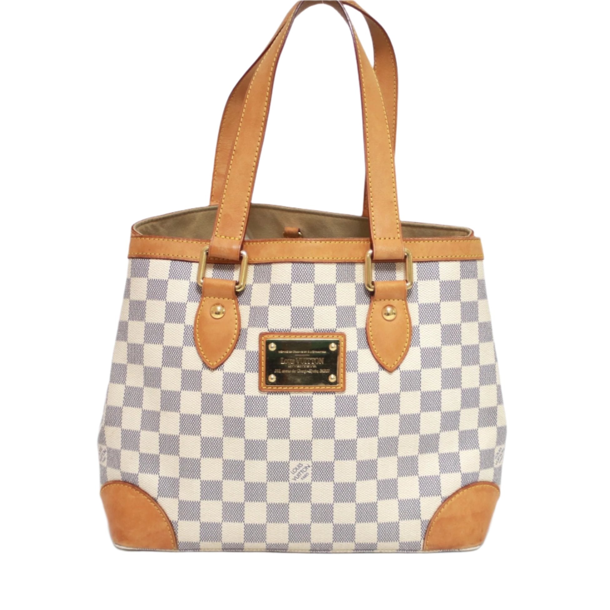 Louis Vuitton Hampstead PM Damier Azur Shoulder Bag Used