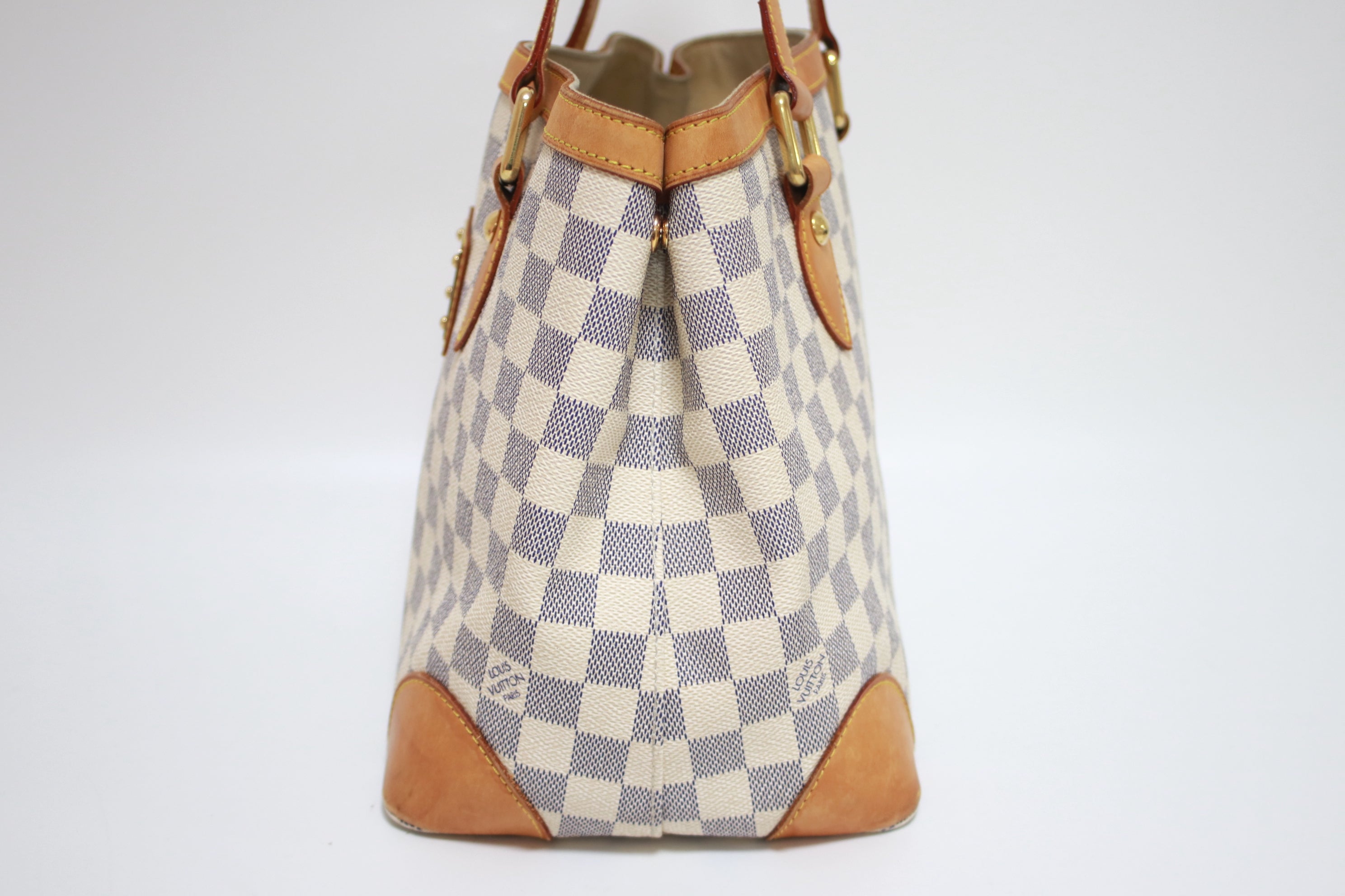 Louis Vuitton Hampstead PM Damier Azur Shoulder Bag Used (7888)