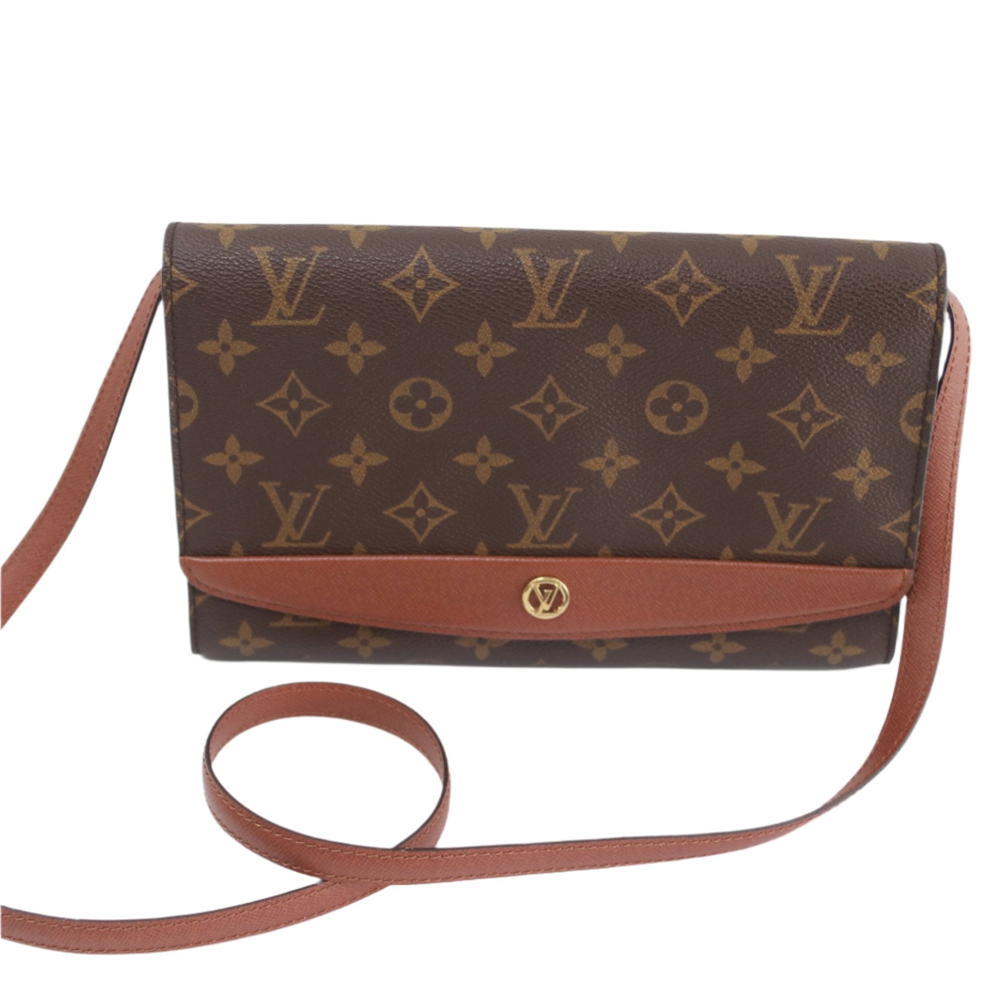 Louis Vuitton Bordeaux Two Way Clutch and Shoulder Bag Used (6764)