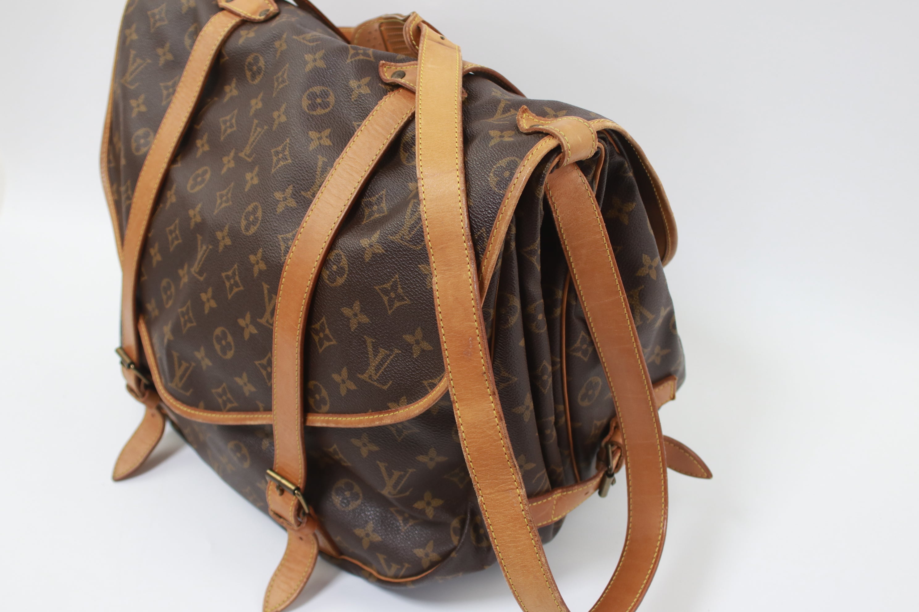 Louis Vuitton Speedy 25 Damier Azur Handbag Used (6010)