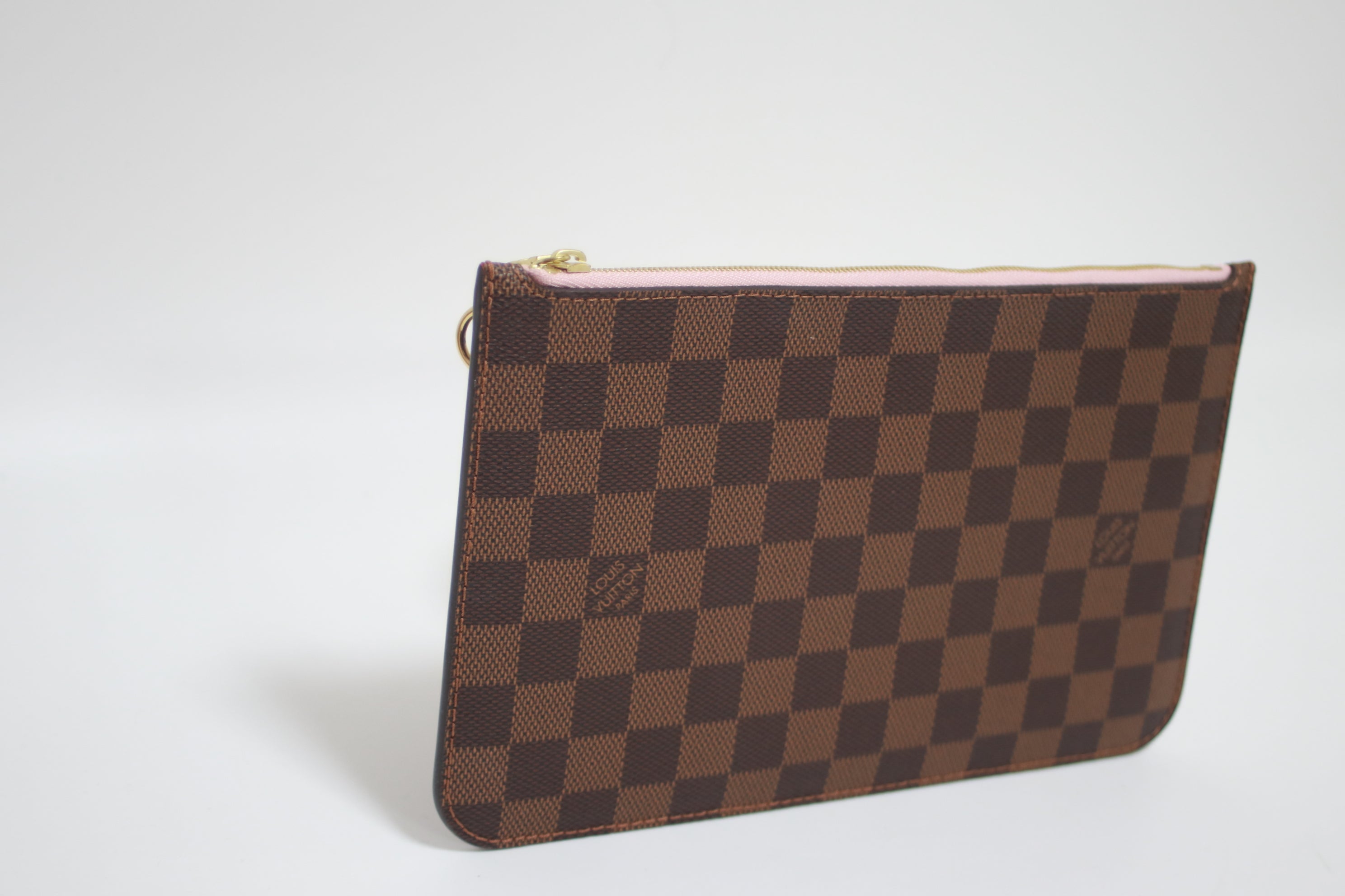 Louis Vuitton Neverfull Pouch Damier Ebene Used (7903)