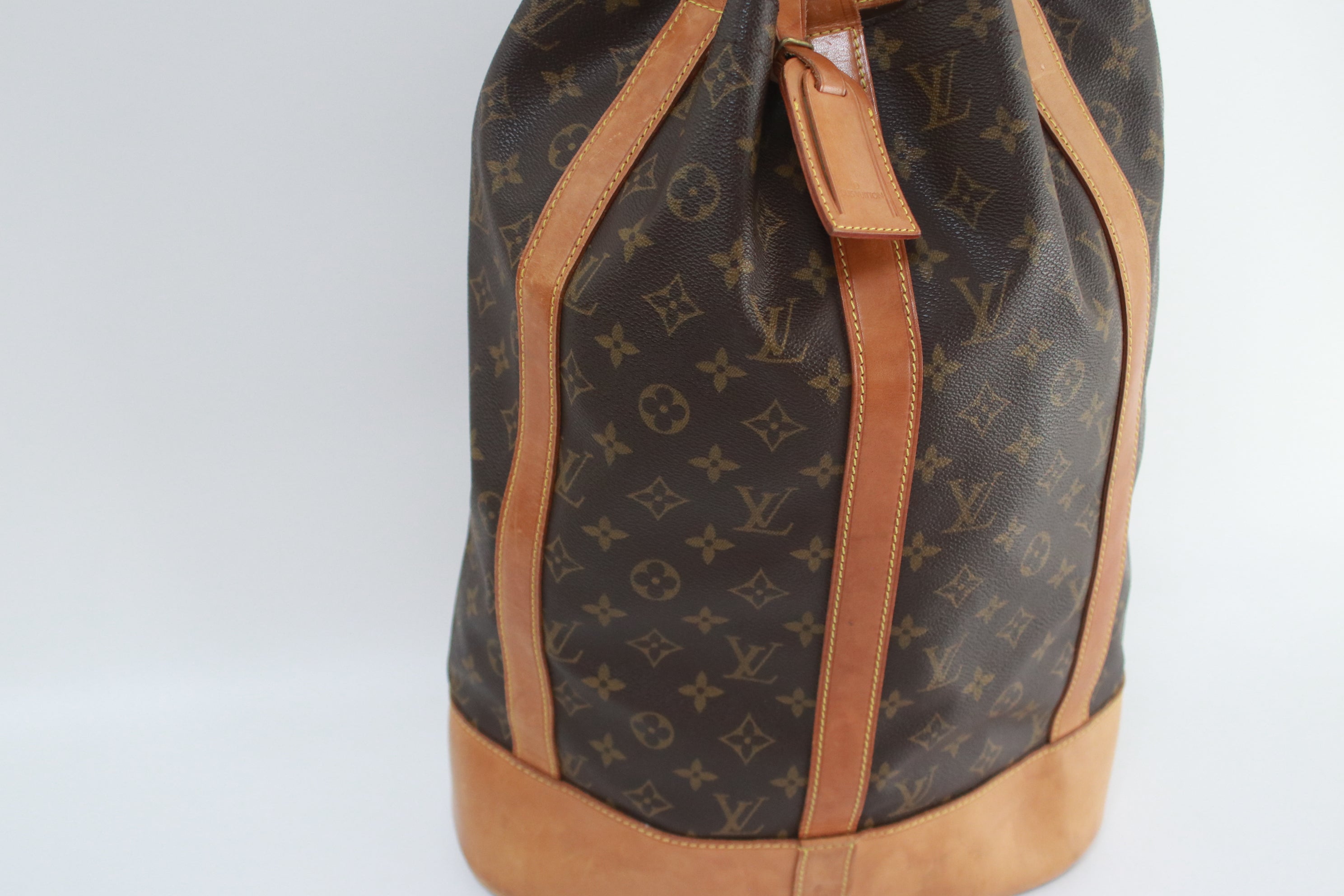 Louis Vuitton GM Randonnee Monogram Shoulder Bag Backpack NEW