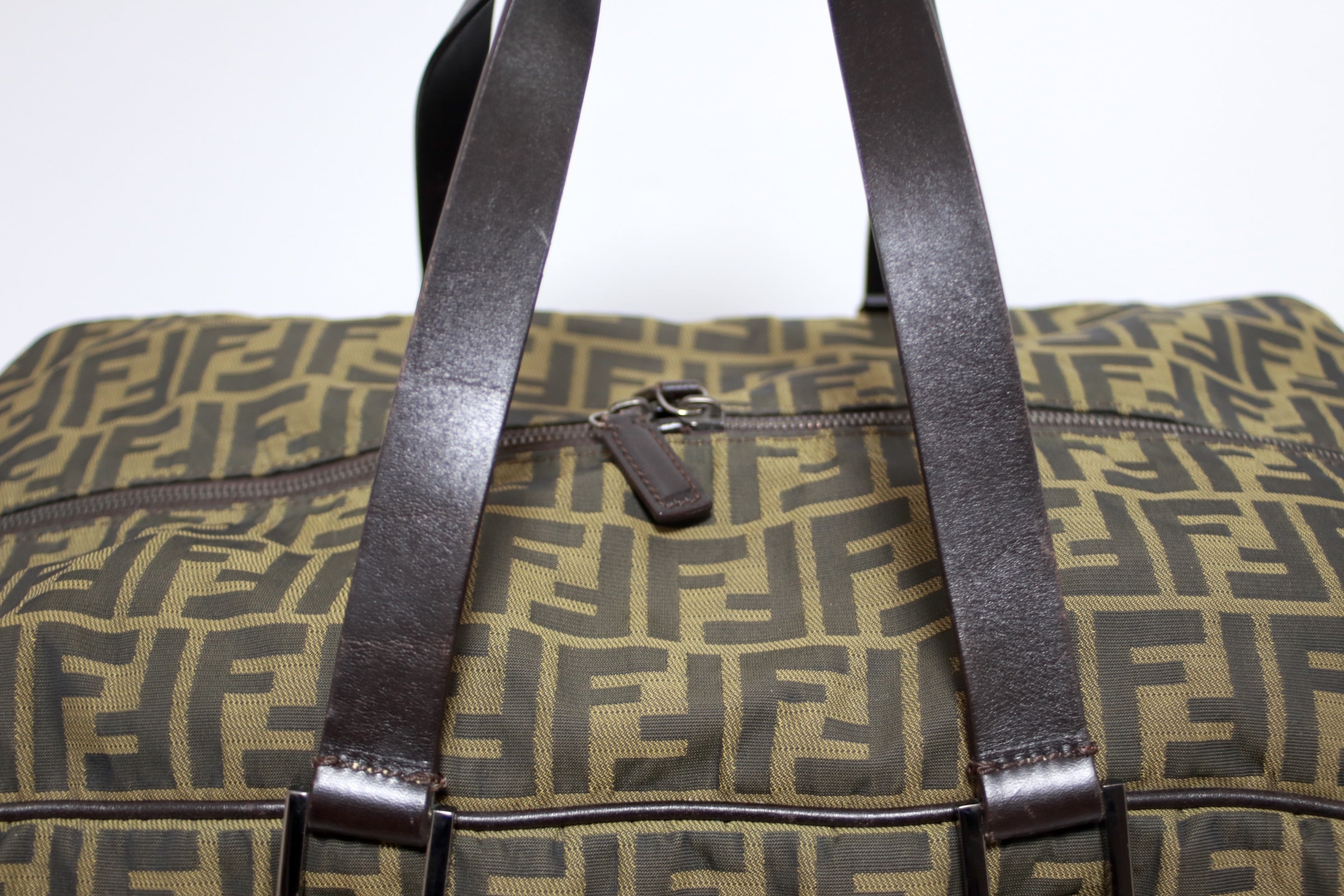 Fendi Zucca Duffle Bag Used