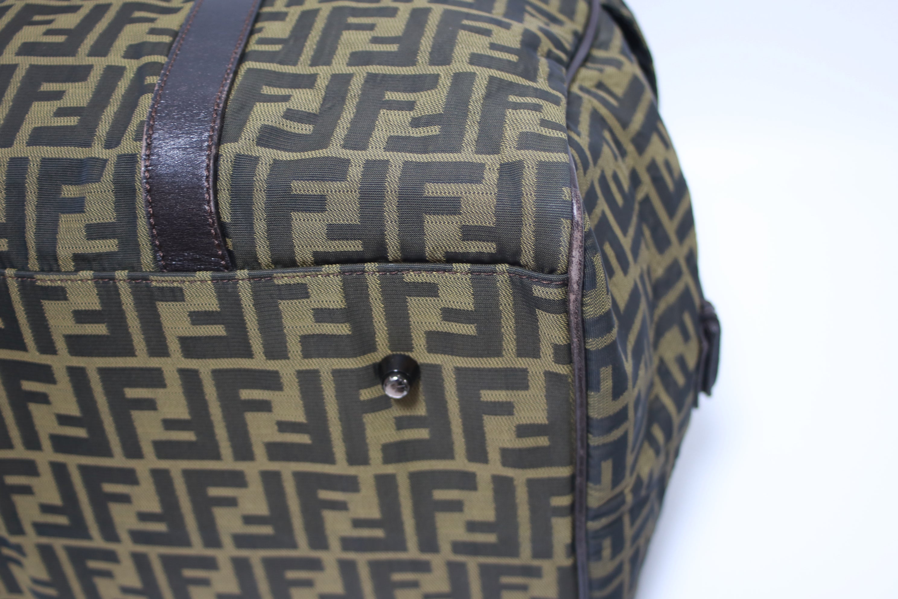 Fendi Zucca Duffle Bag Used