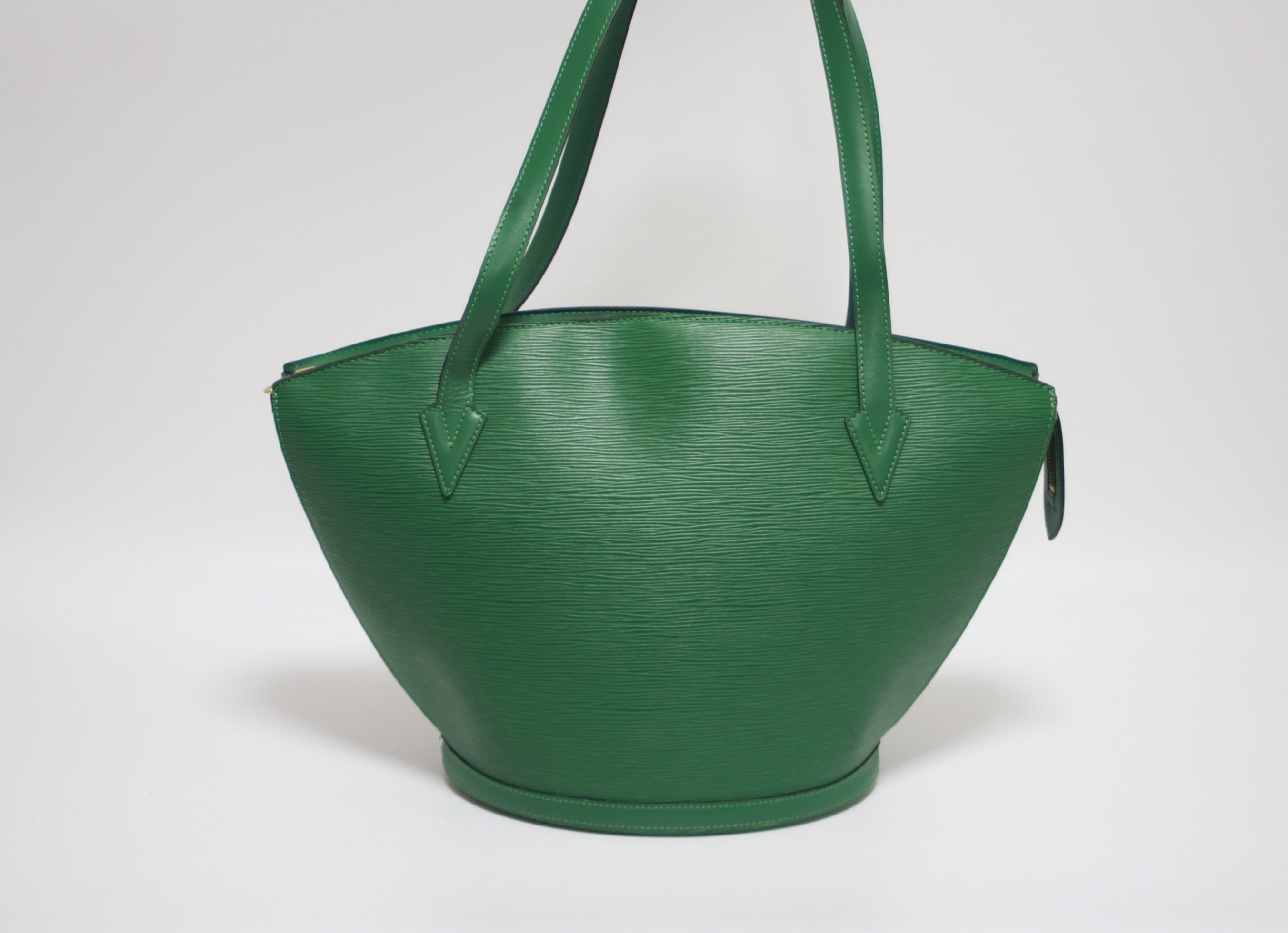 Louis Vuitton Saint Jacque Epi Shoulder Bag Green Used