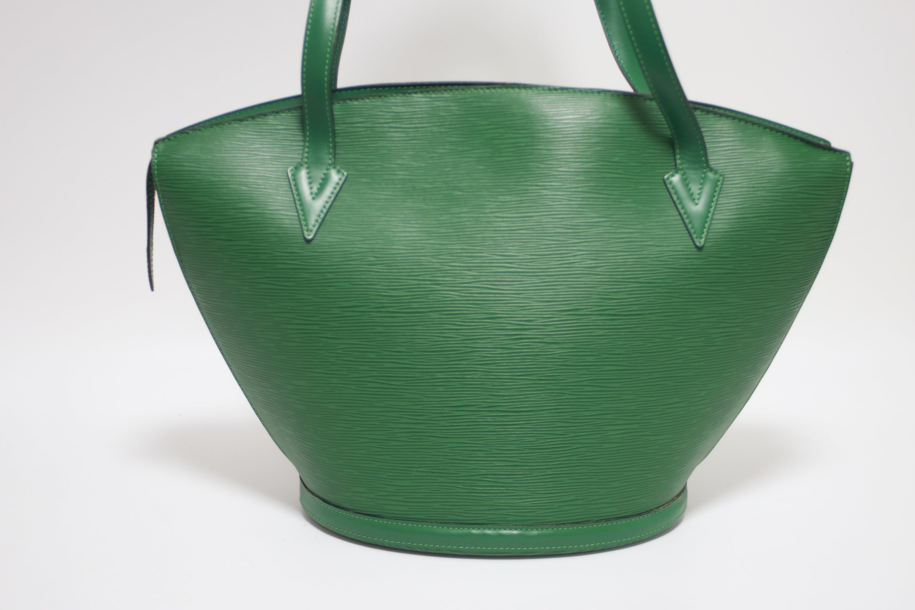 Louis Vuitton Saint Jacque Epi Shoulder Bag Green Used