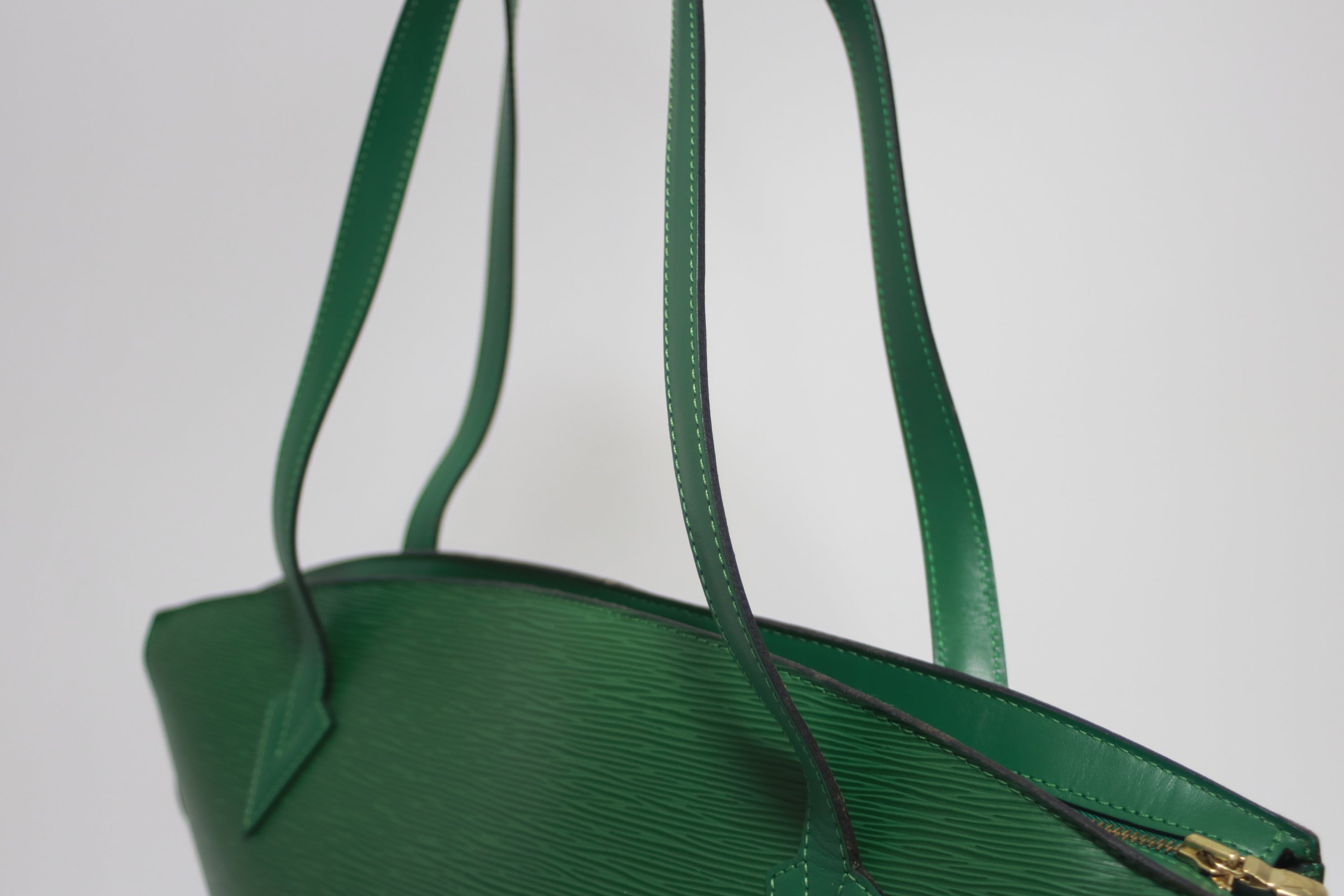 Louis Vuitton Saint Jacque Epi Shoulder Bag Green Used