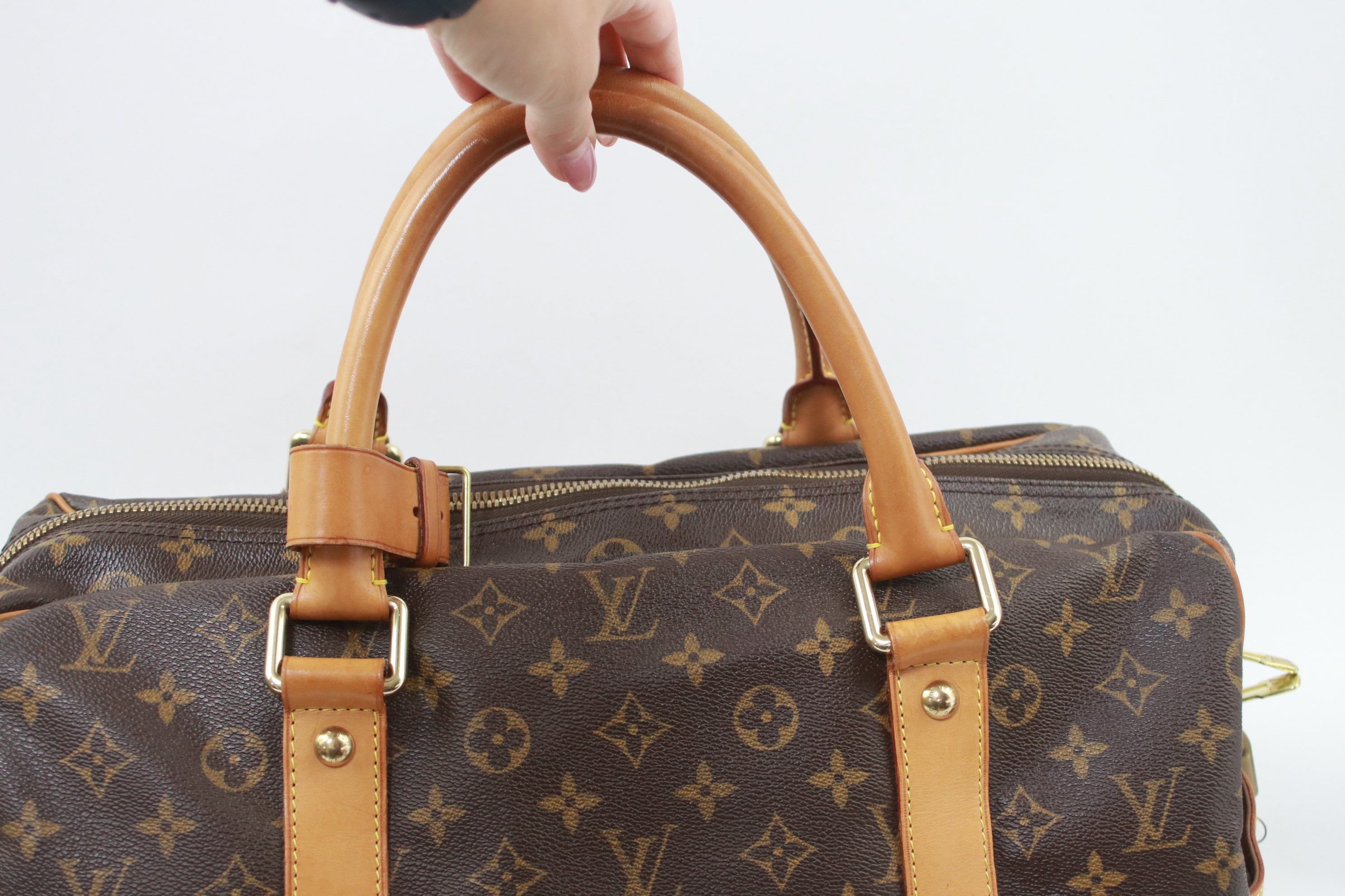 louis vuitton pre owned carryall travel bag item