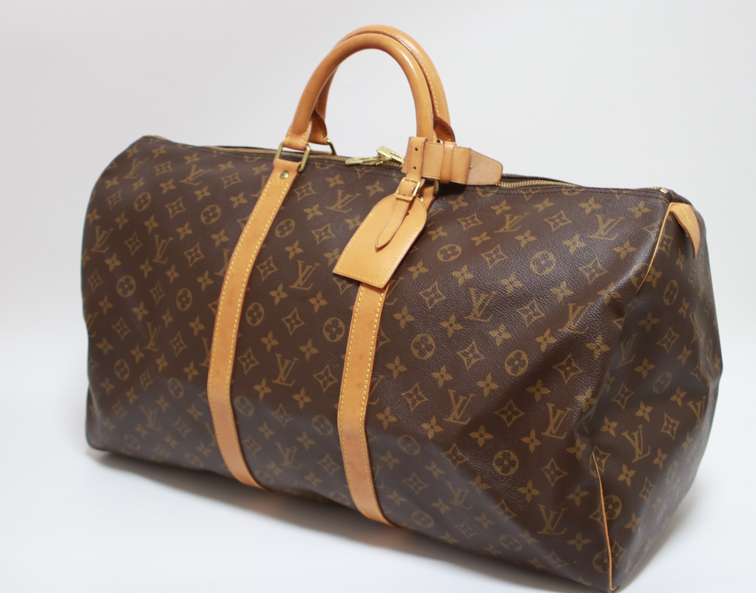 Louis Vuitton Keepall 55 Duffle Bag Used