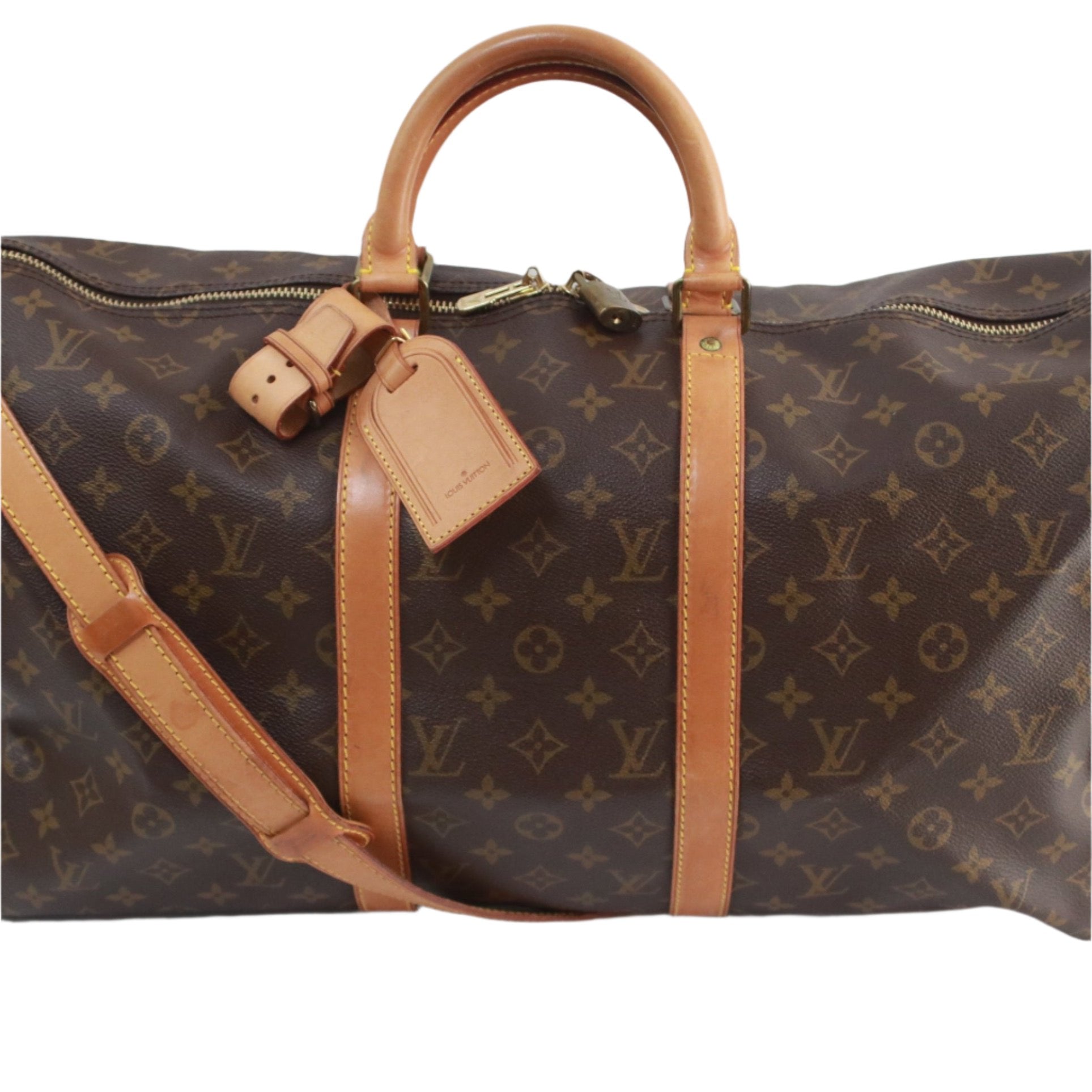 Louis Vuitton Keepall 50 Bandoulerie Boston Bag Used (6888)