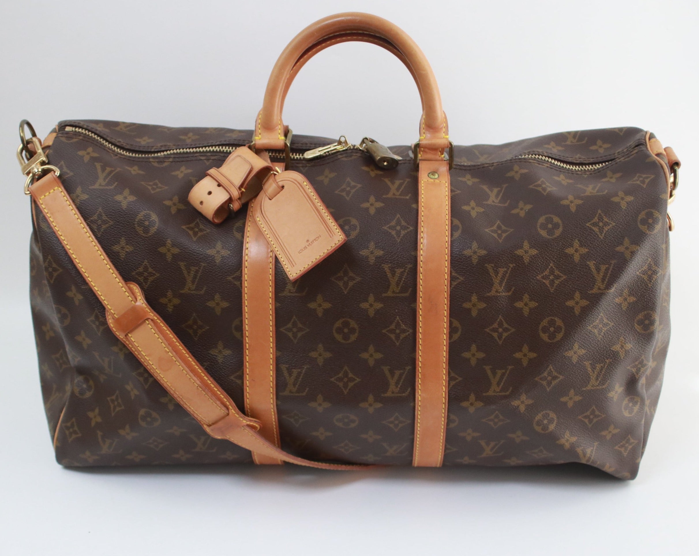 LOUIS VUITTON Masters Collection Keepall Bandouliere 50 Boston
