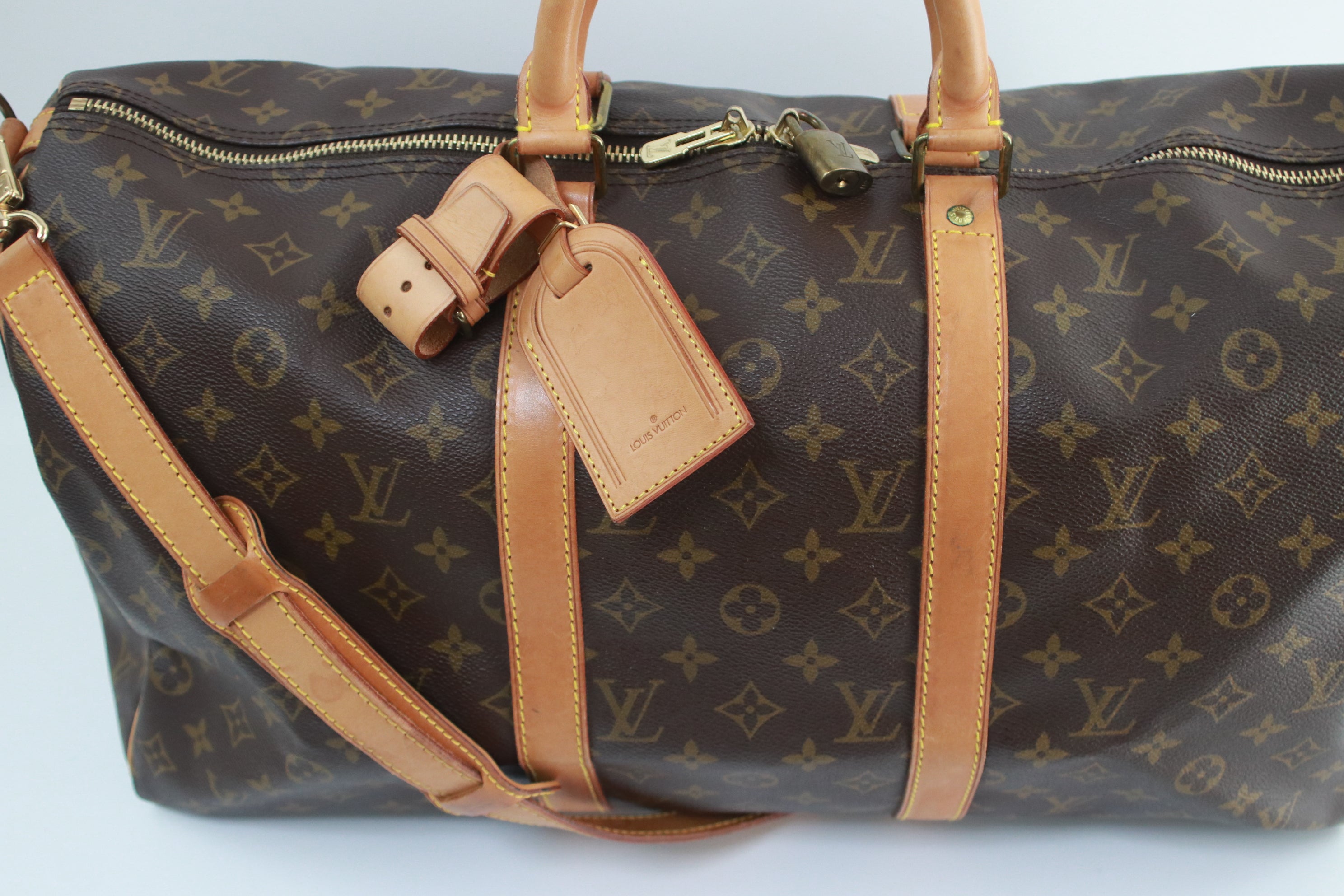 Louis Vuitton Cruiser Bag Travel Boston Bag Used (5786)