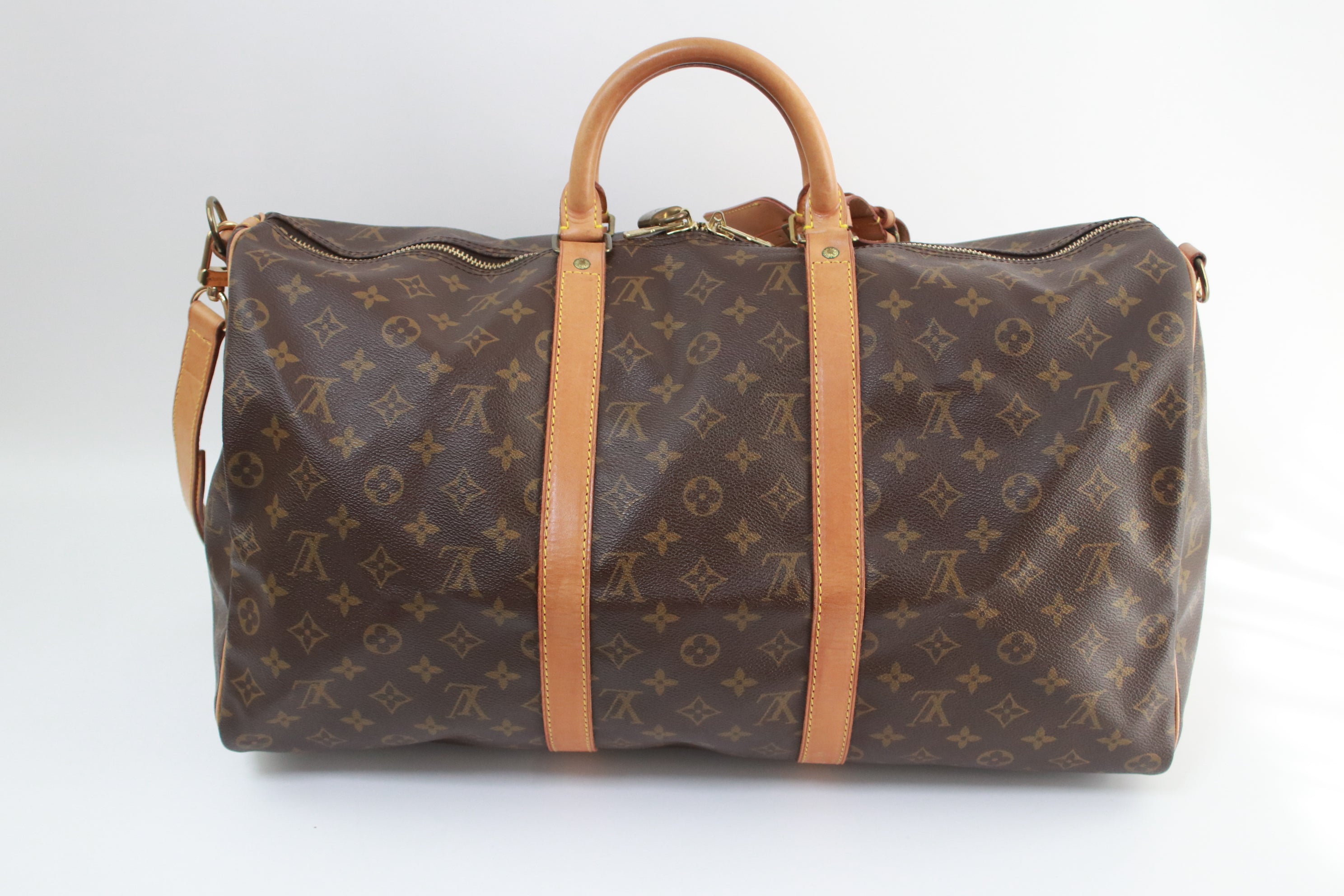 Louis Vuitton Keepall 50 Bandoulerie Boston Bag Used (6888)