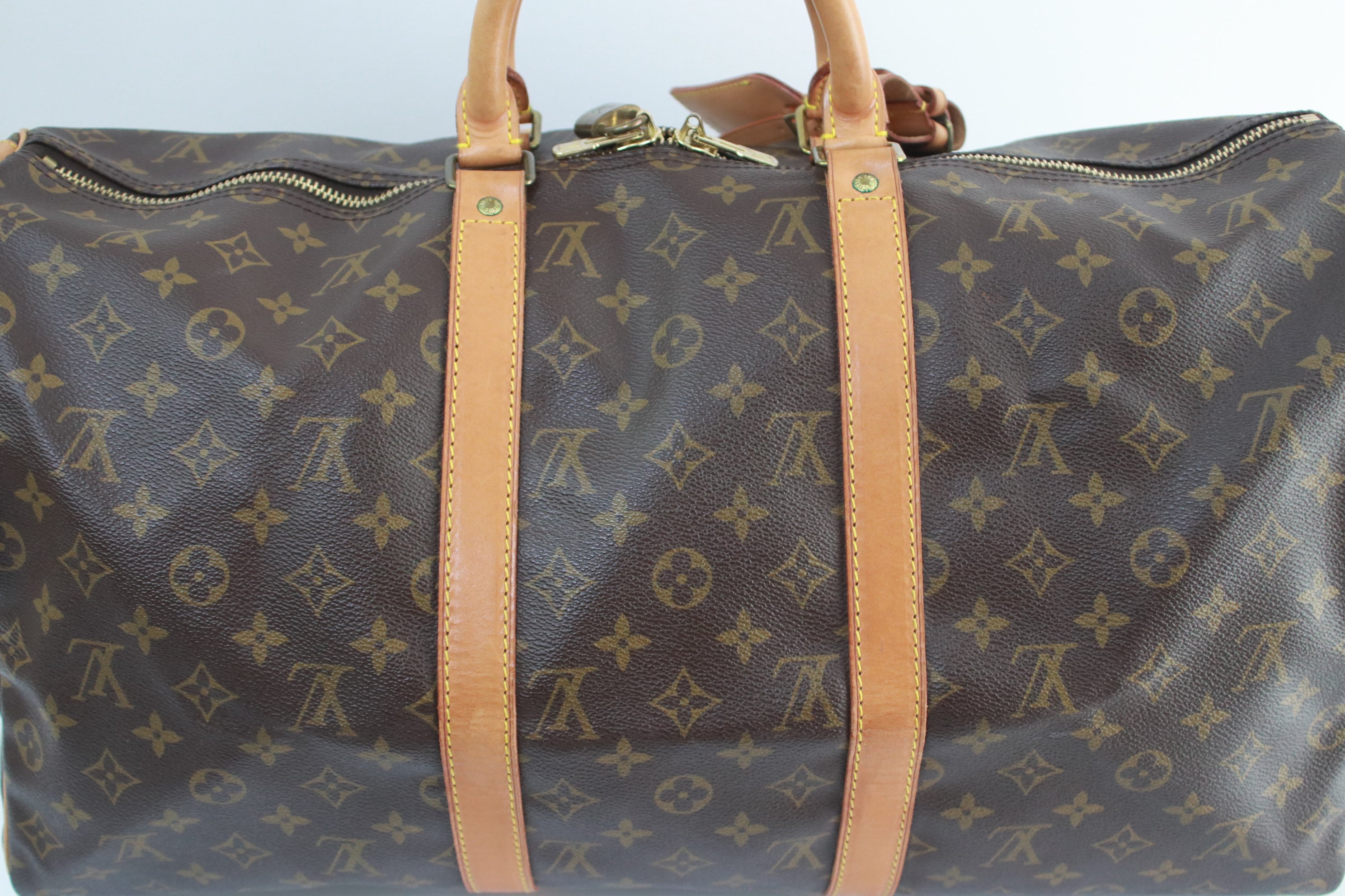 Louis Vuitton Keepall 50 Bandoulerie Boston Bag Used (6888)